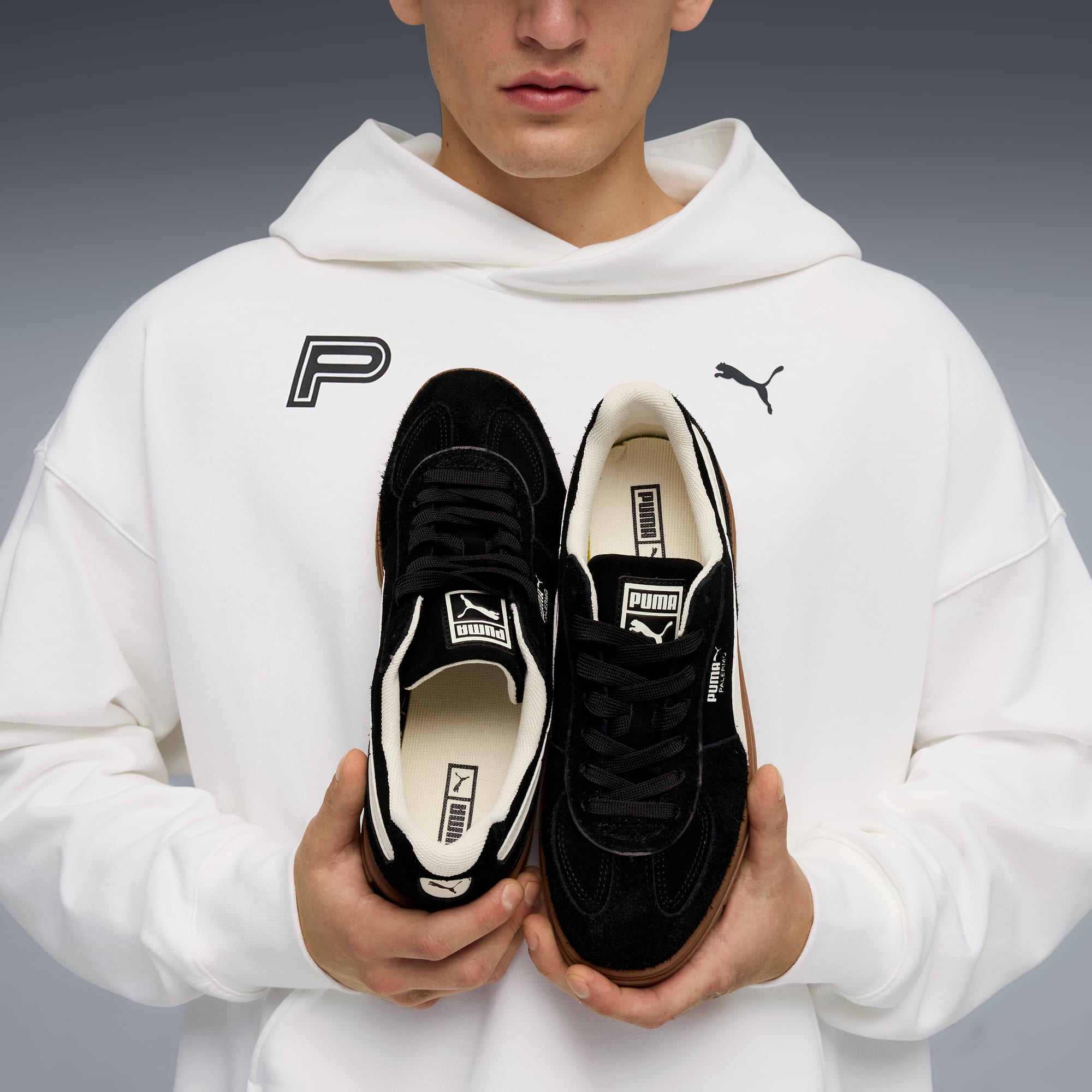 Palermo Alpino Sneakers Unisex, PUMA Black-Warm White, large