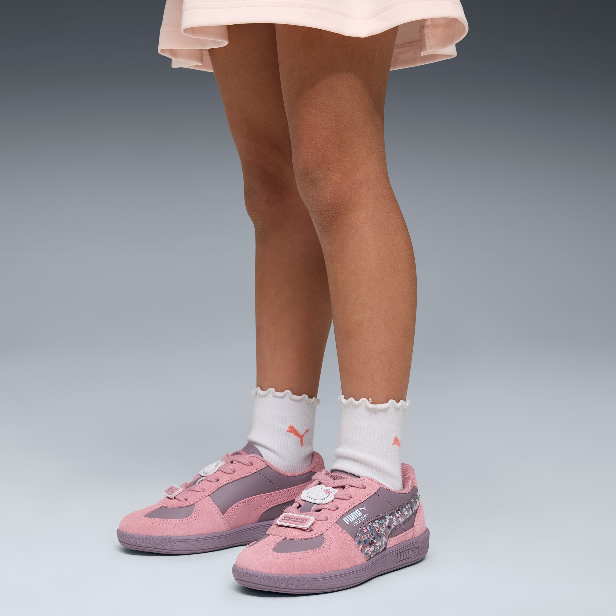 Sneakers PUMA x HELLO KITTY AND FRIENDS Palermo Enfant, Plum Jam-Poised Pink, large