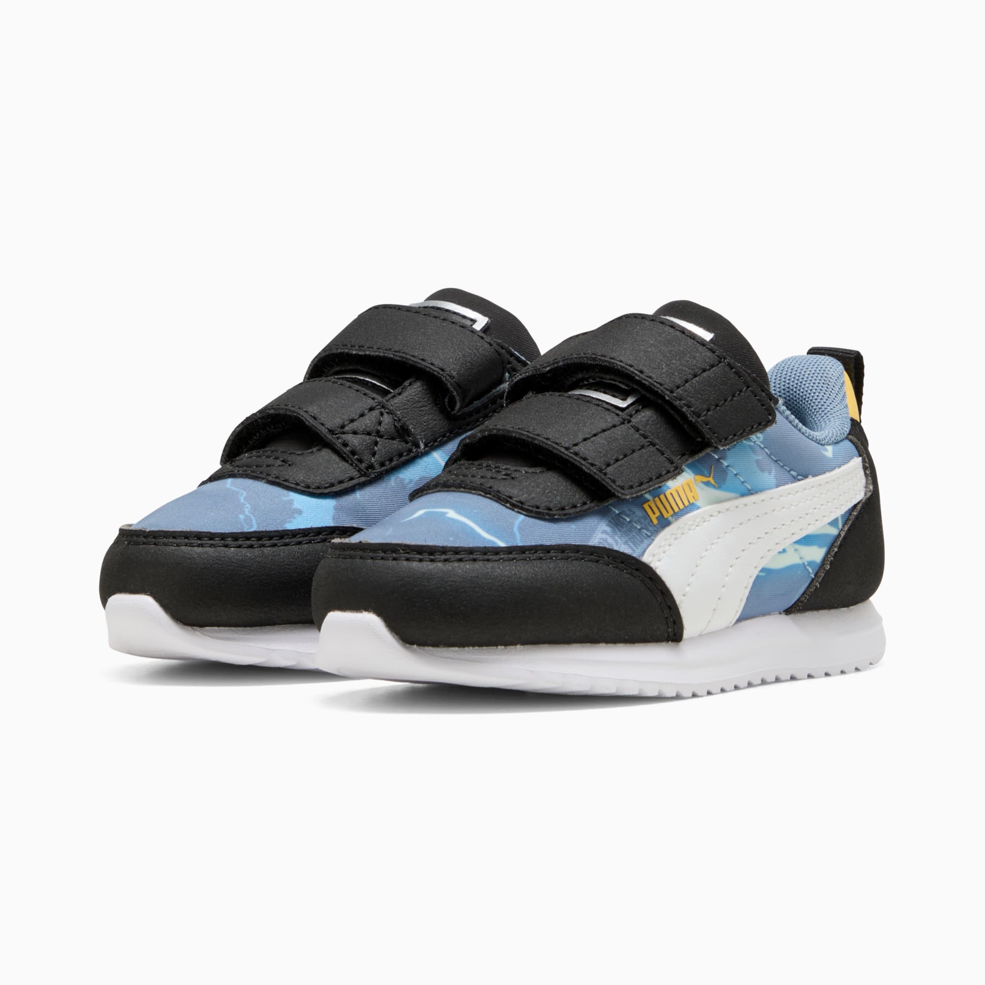 Baskets PUMA x HOT WHEELS™ R78 Lightwind Bébé et Enfant, Cool Blue-PUMA White-Sunny Yellow, large