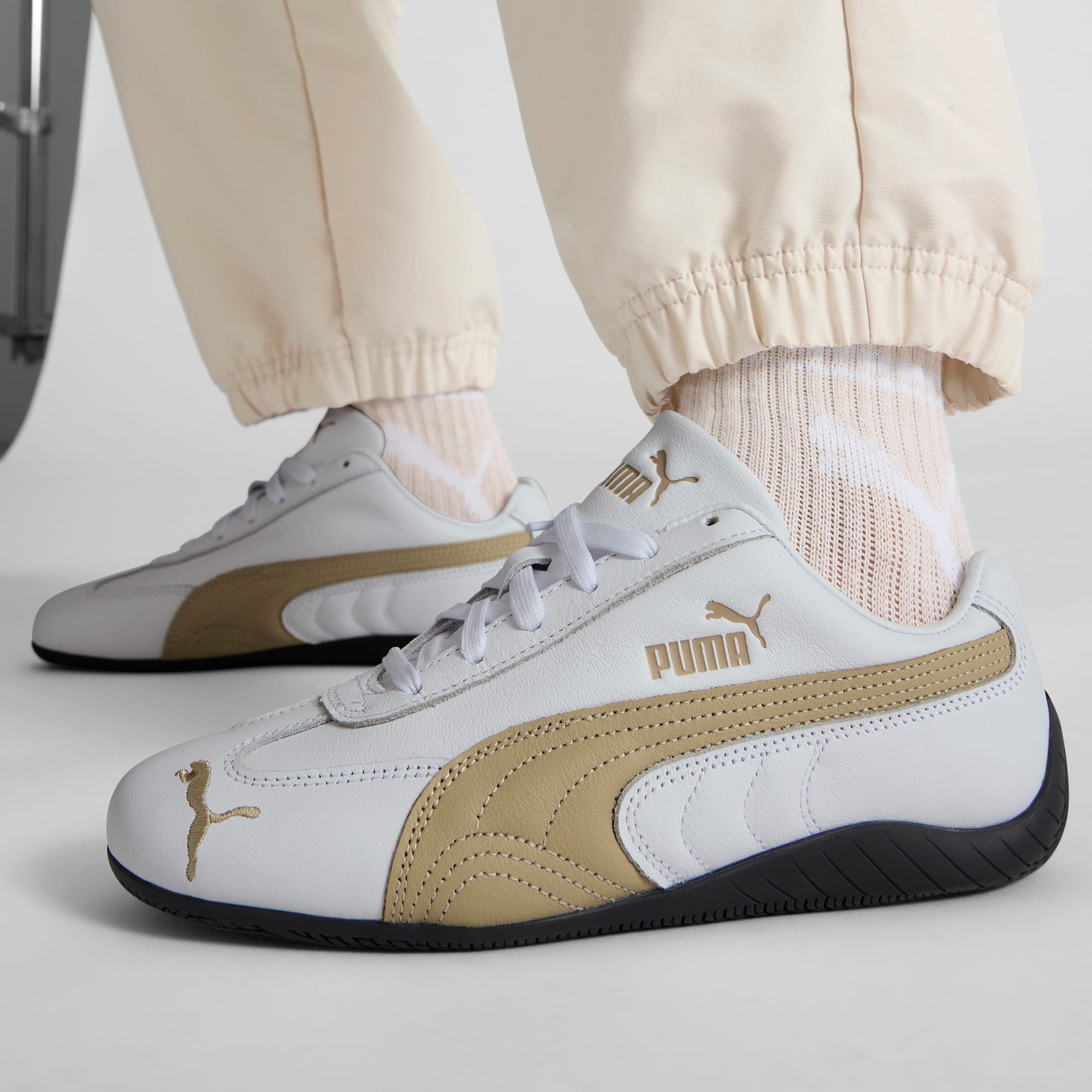 スピードキャット人気男女兼用【PUMA 】SPEED CAT LEATHER WHITE Speedcat Leather Women's Sneakers | PUMA