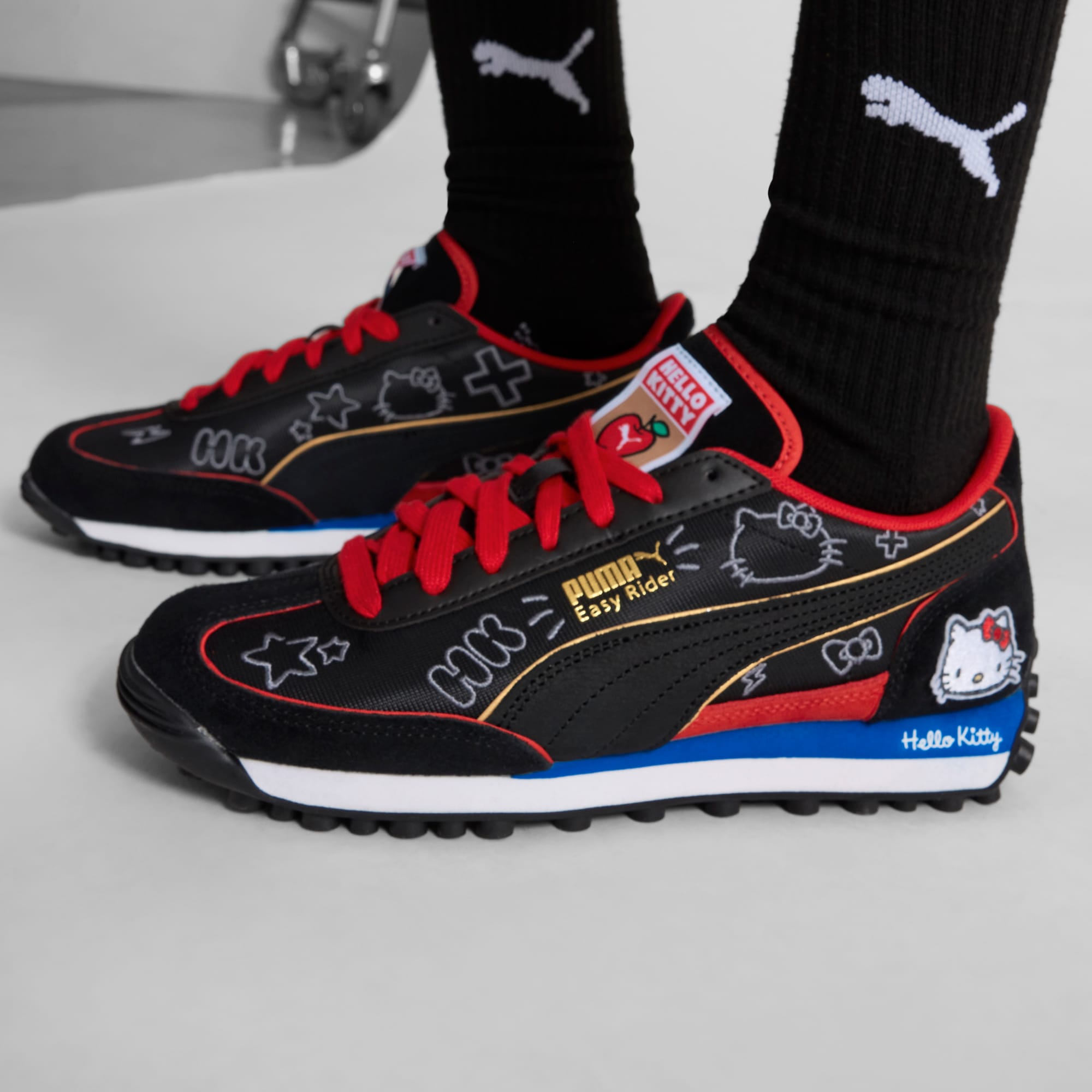PUMA x Hello Kitty and Friends ☆ Easy Rider Goth ‘Black’ PUMA x HELLO KITTY Easy Rider Goth Women's Sneakers | PUMA
