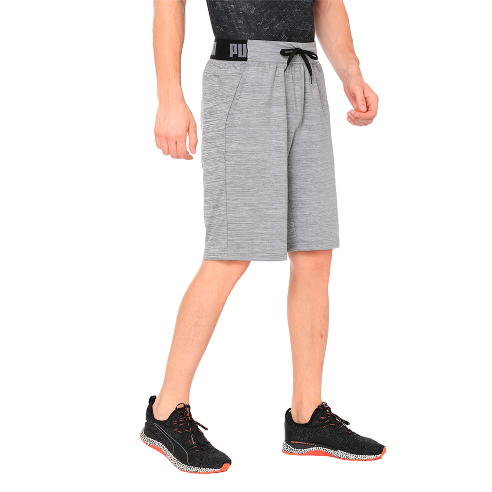 puma tech fleece shorts