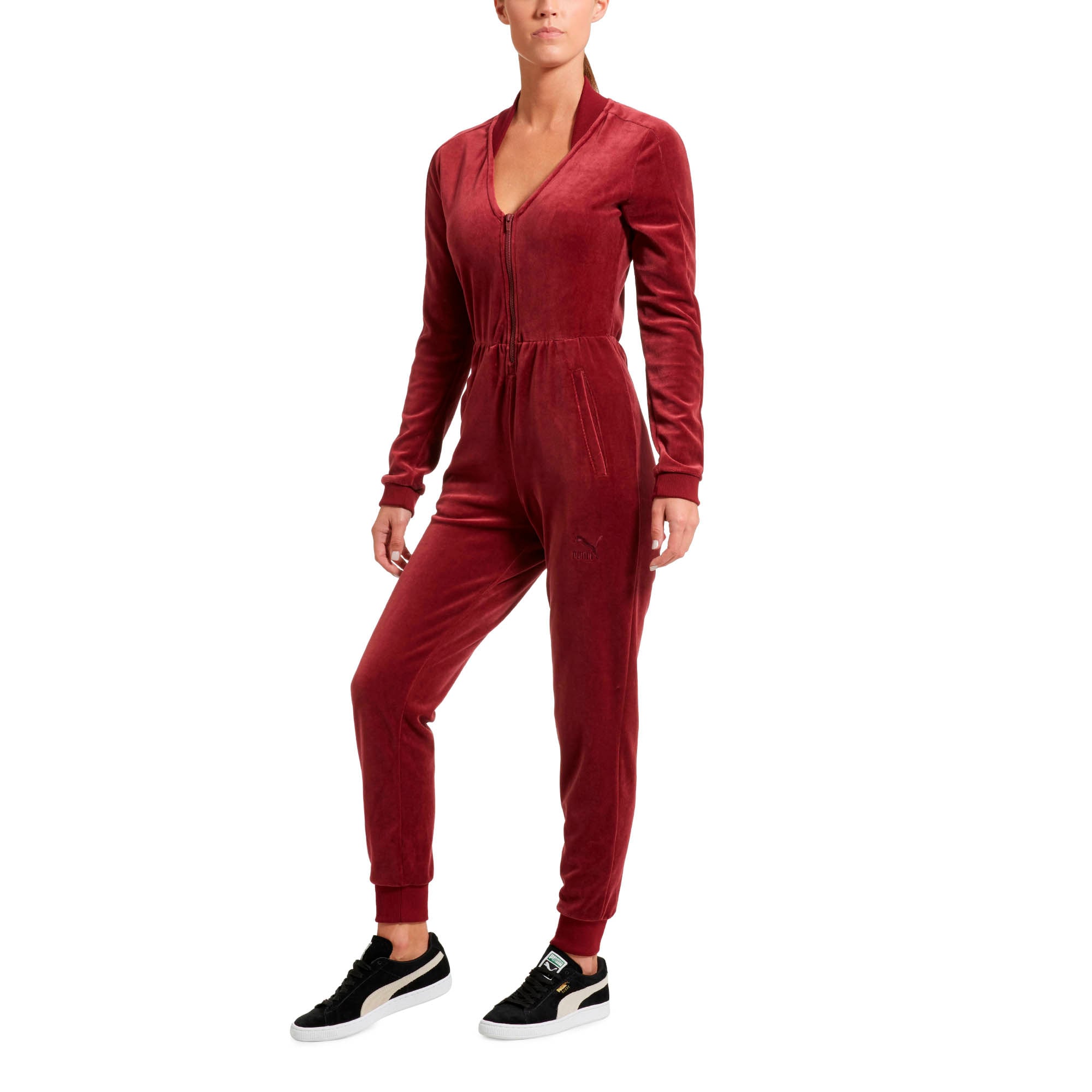 puma velour jumpsuit