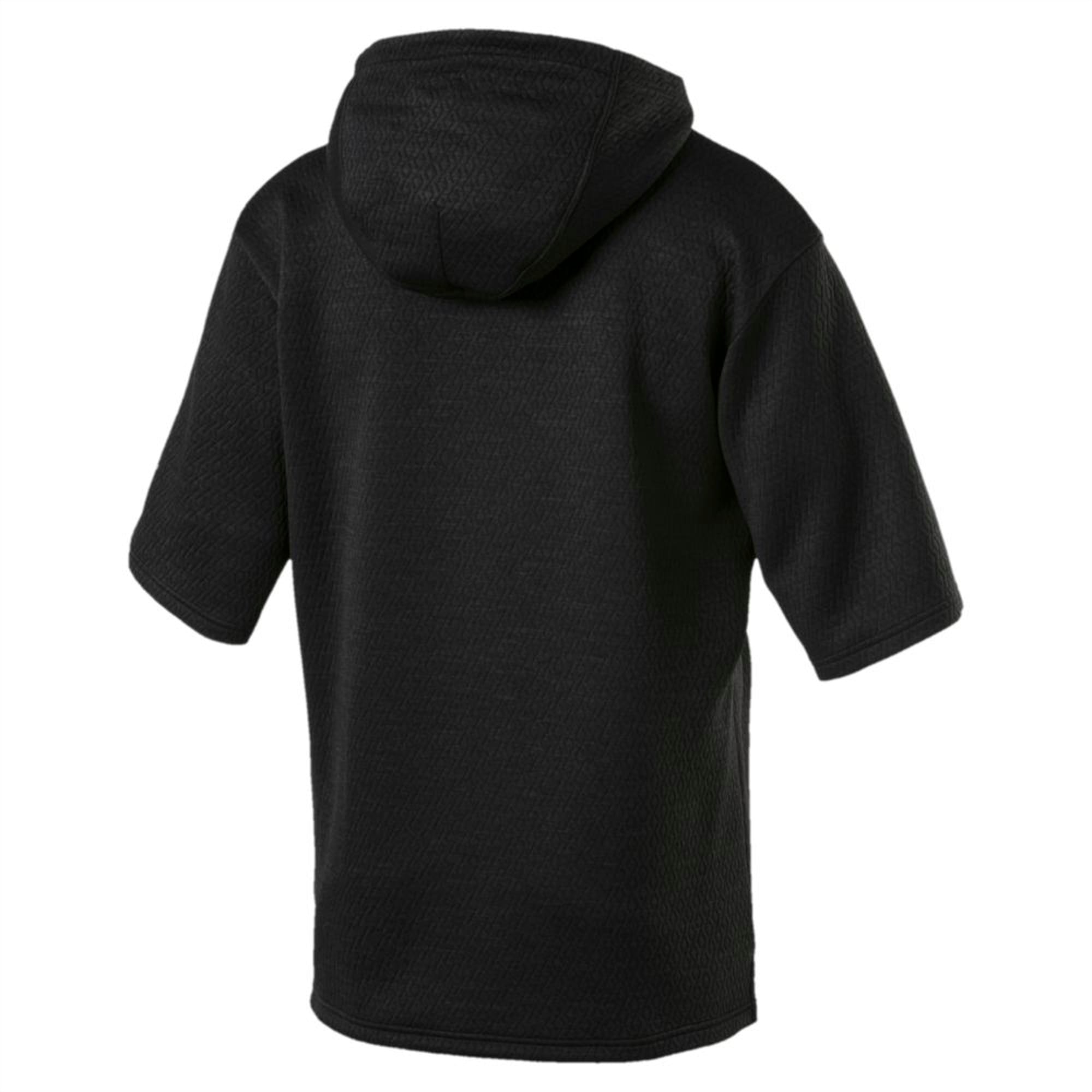 short sleeve hoodie style