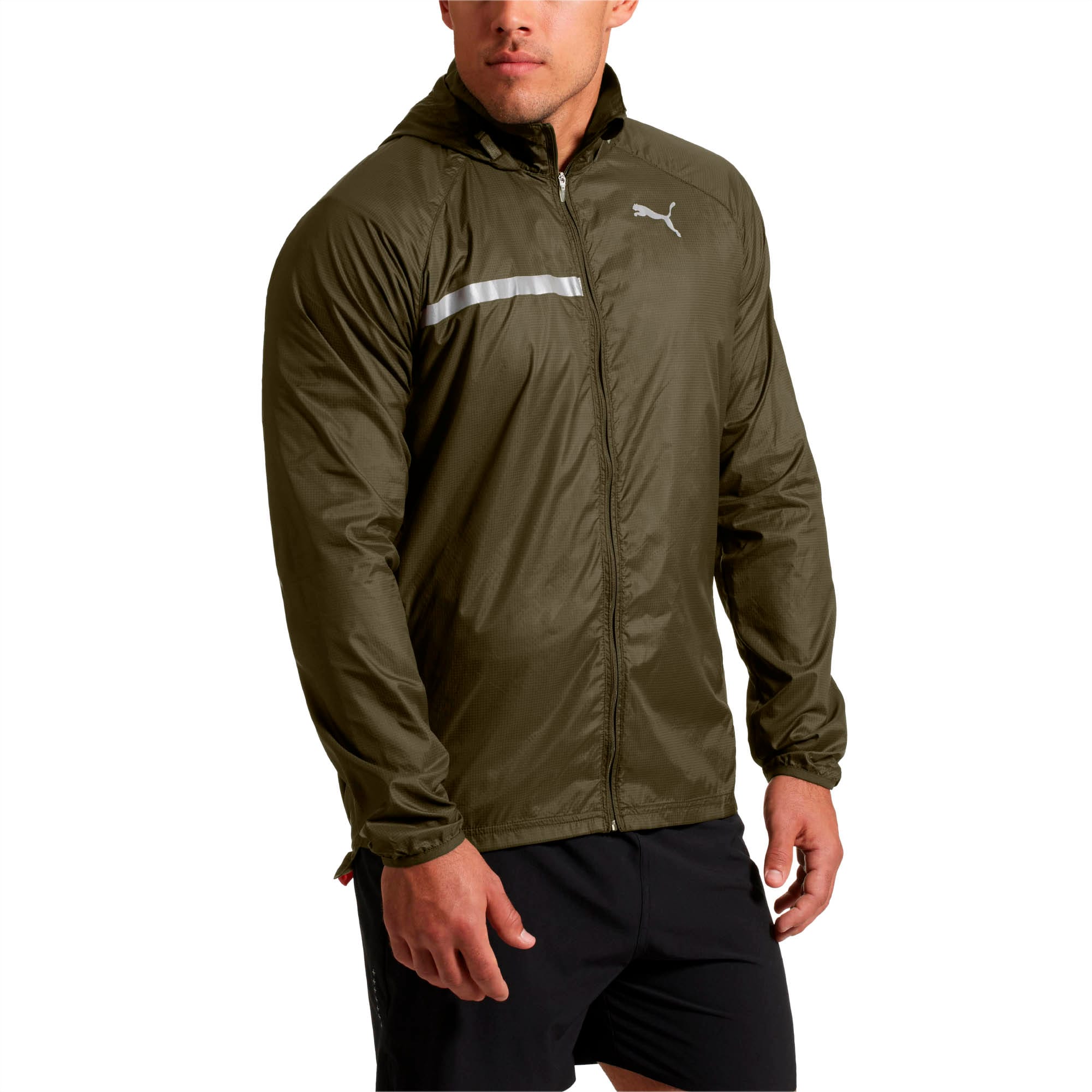 Puma lightweight hooded jacket discount