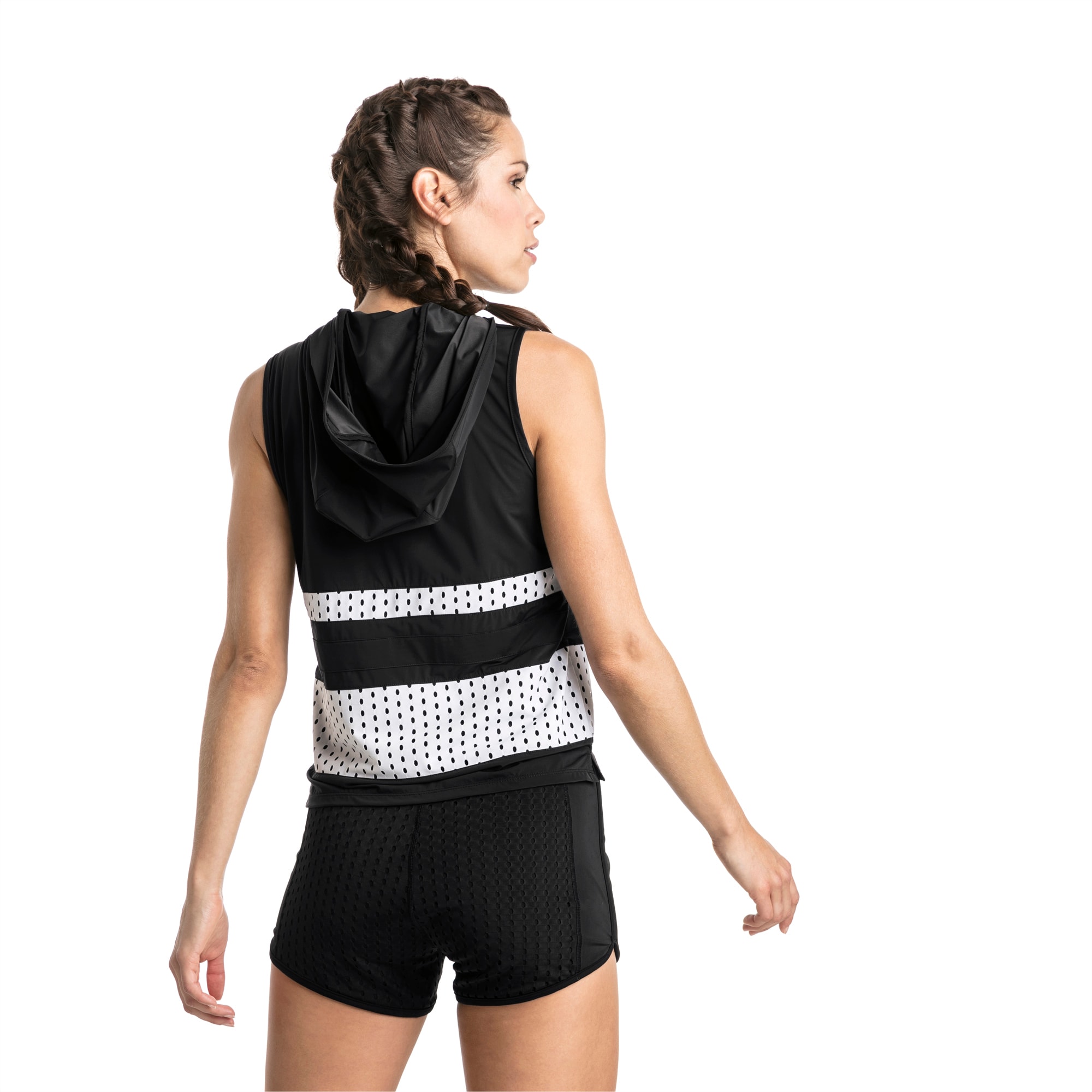 Puma sleeveless hoodie sales