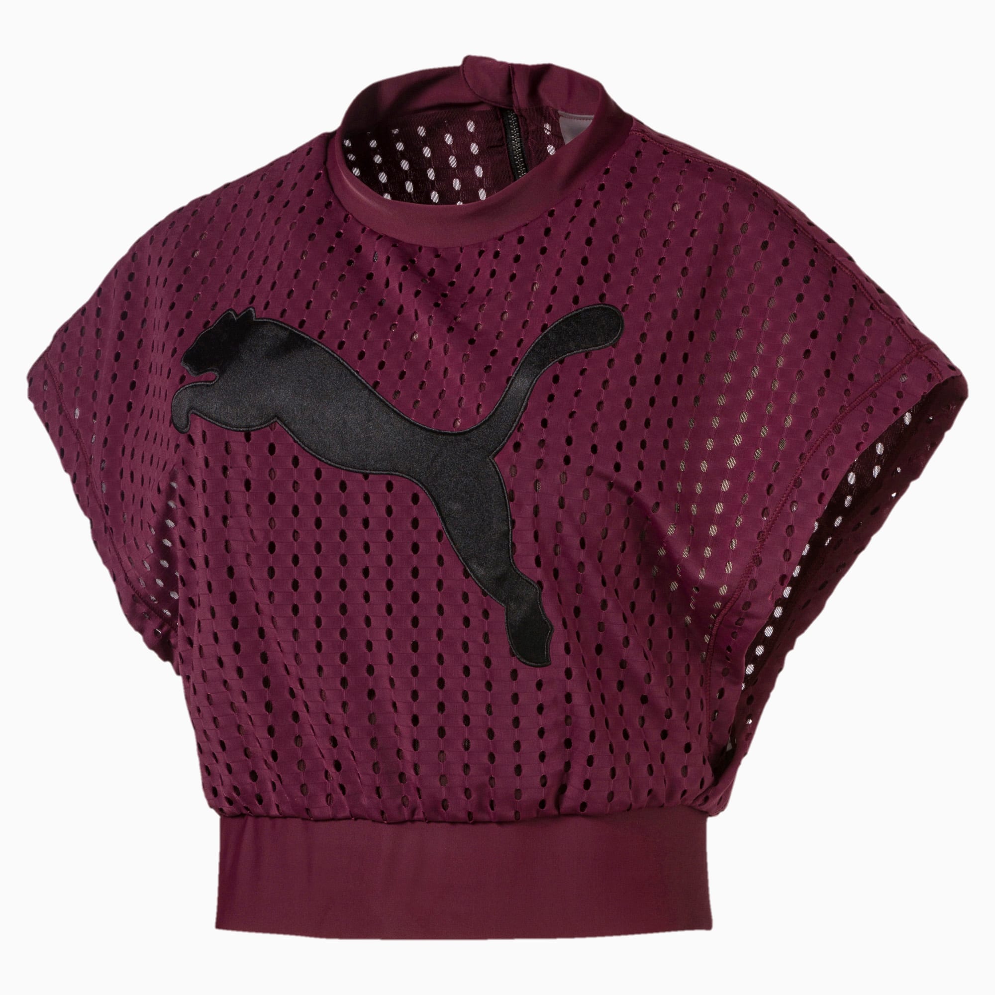 A C E Luxe Mesh Women S Training Tee Puma Us