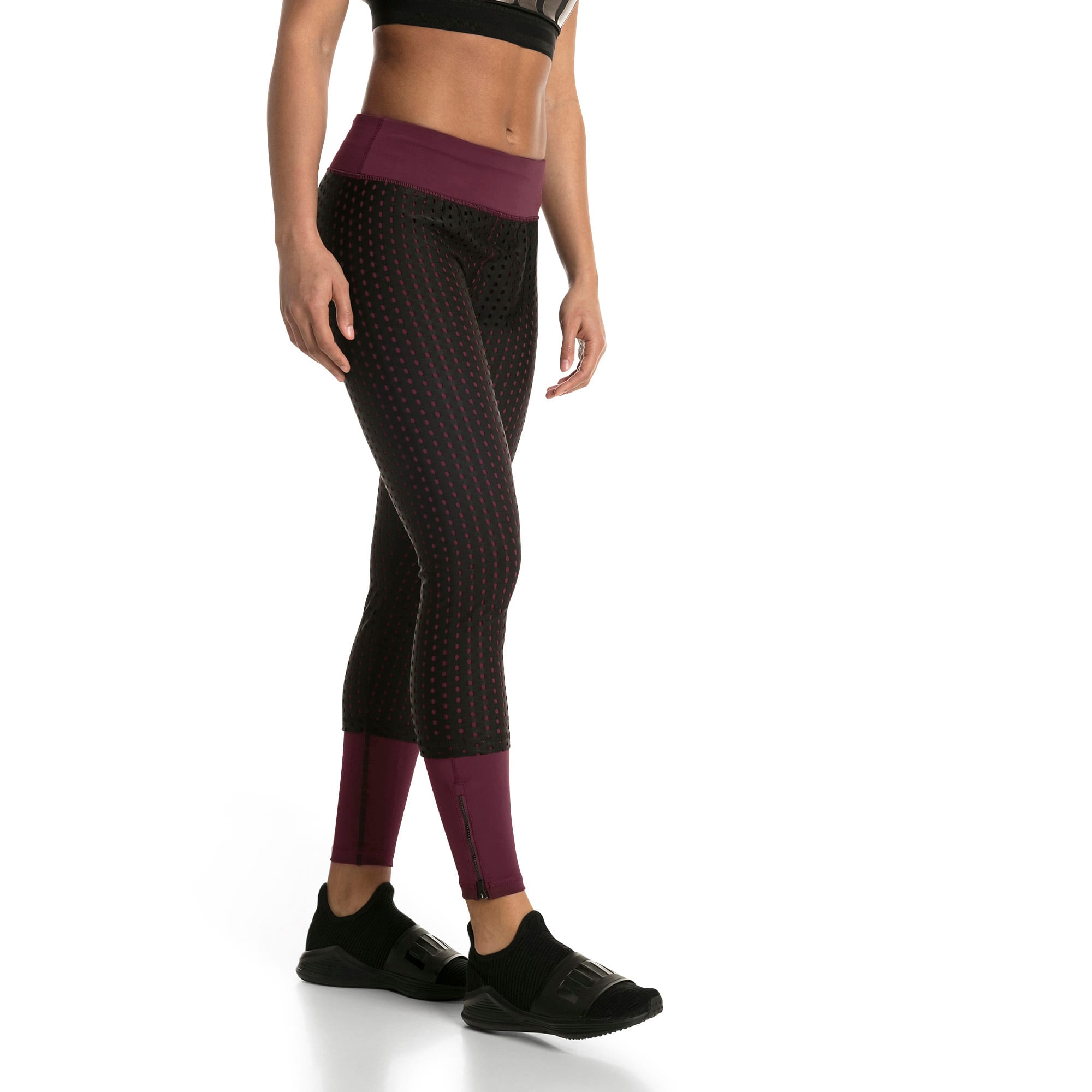 puma mesh panel leggings