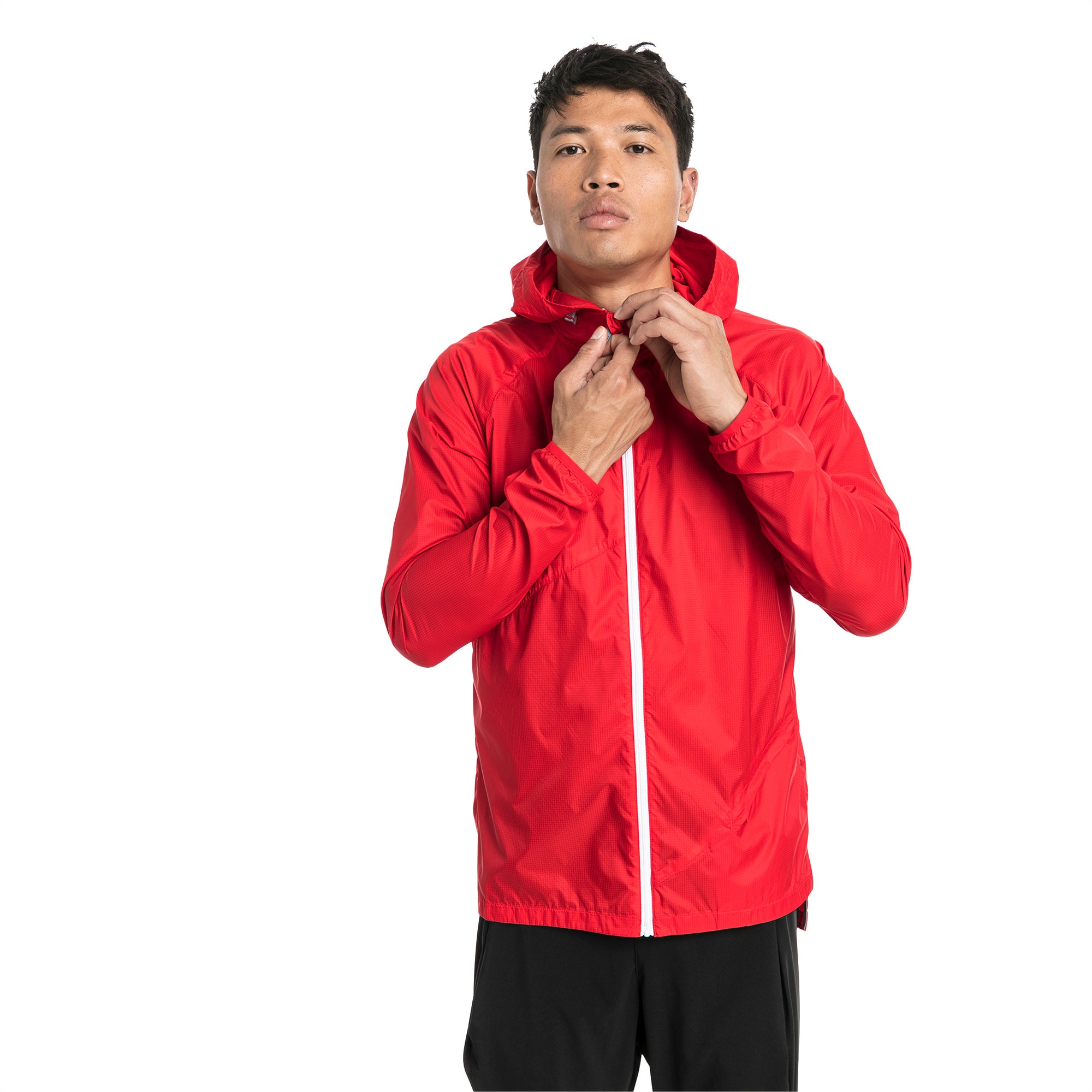 puma lightweight hooded jacket