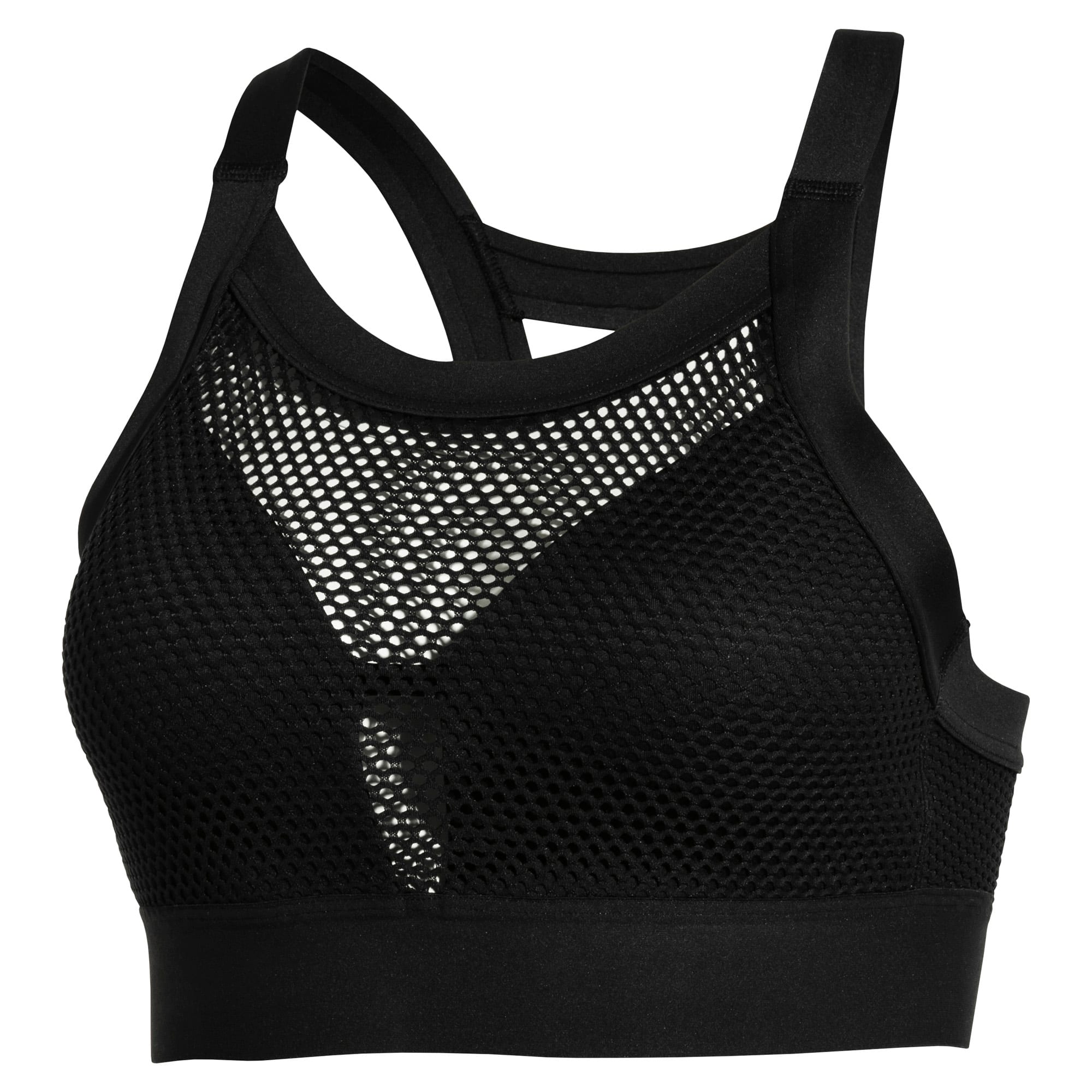 PUMA Womens X Goop Sports Bra Athletic Casual Moisture Wicking - Black