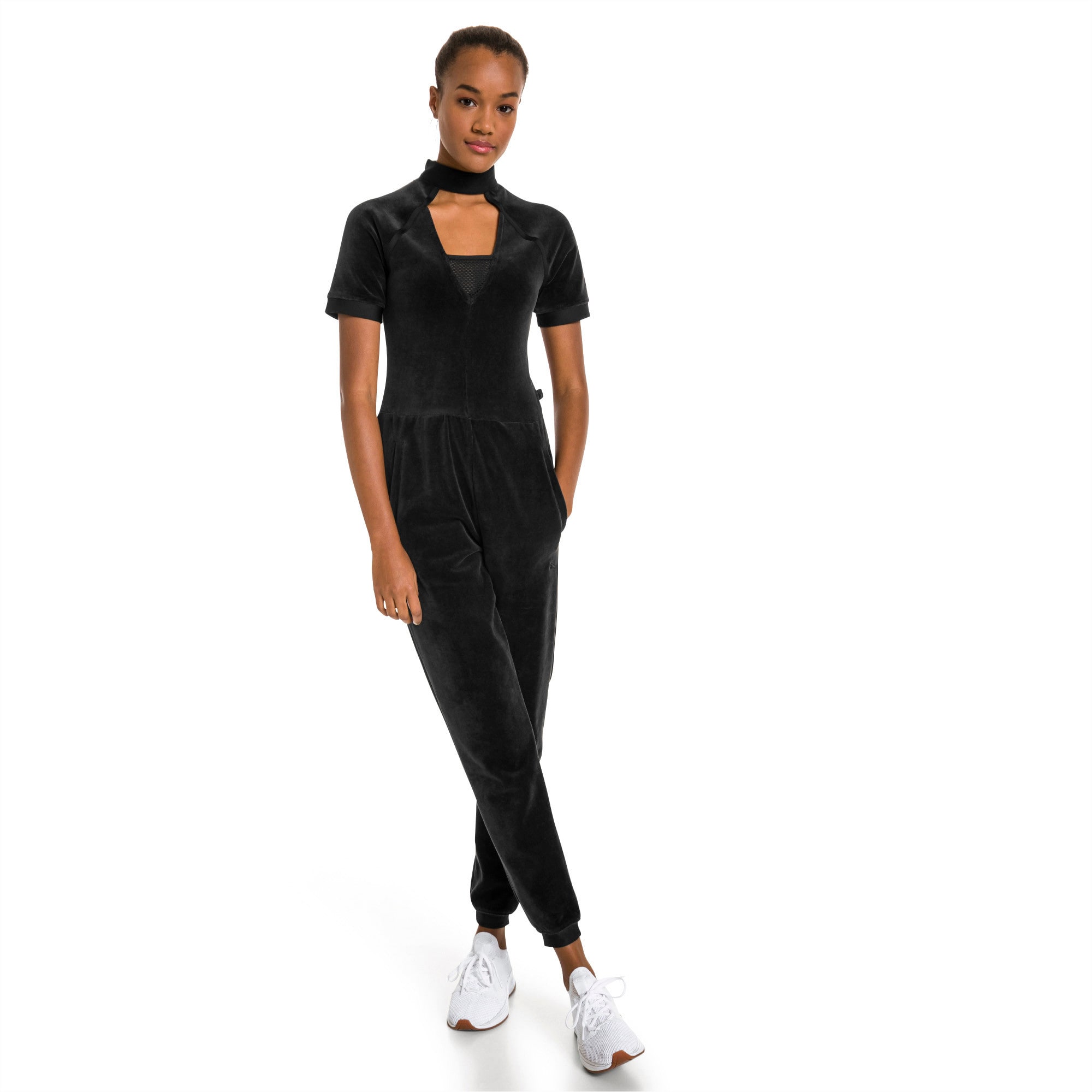 puma jumpsuit black