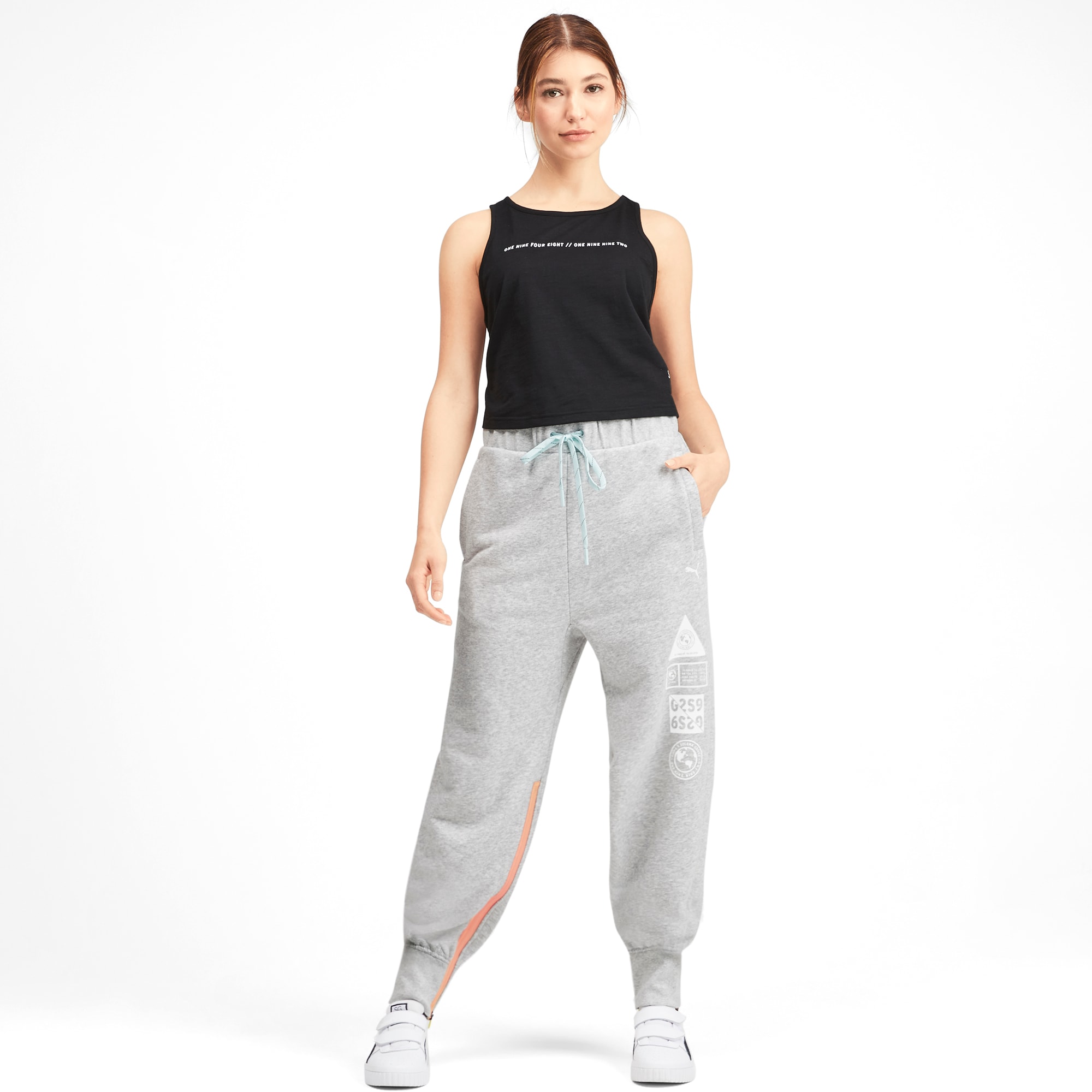 grey puma track pants