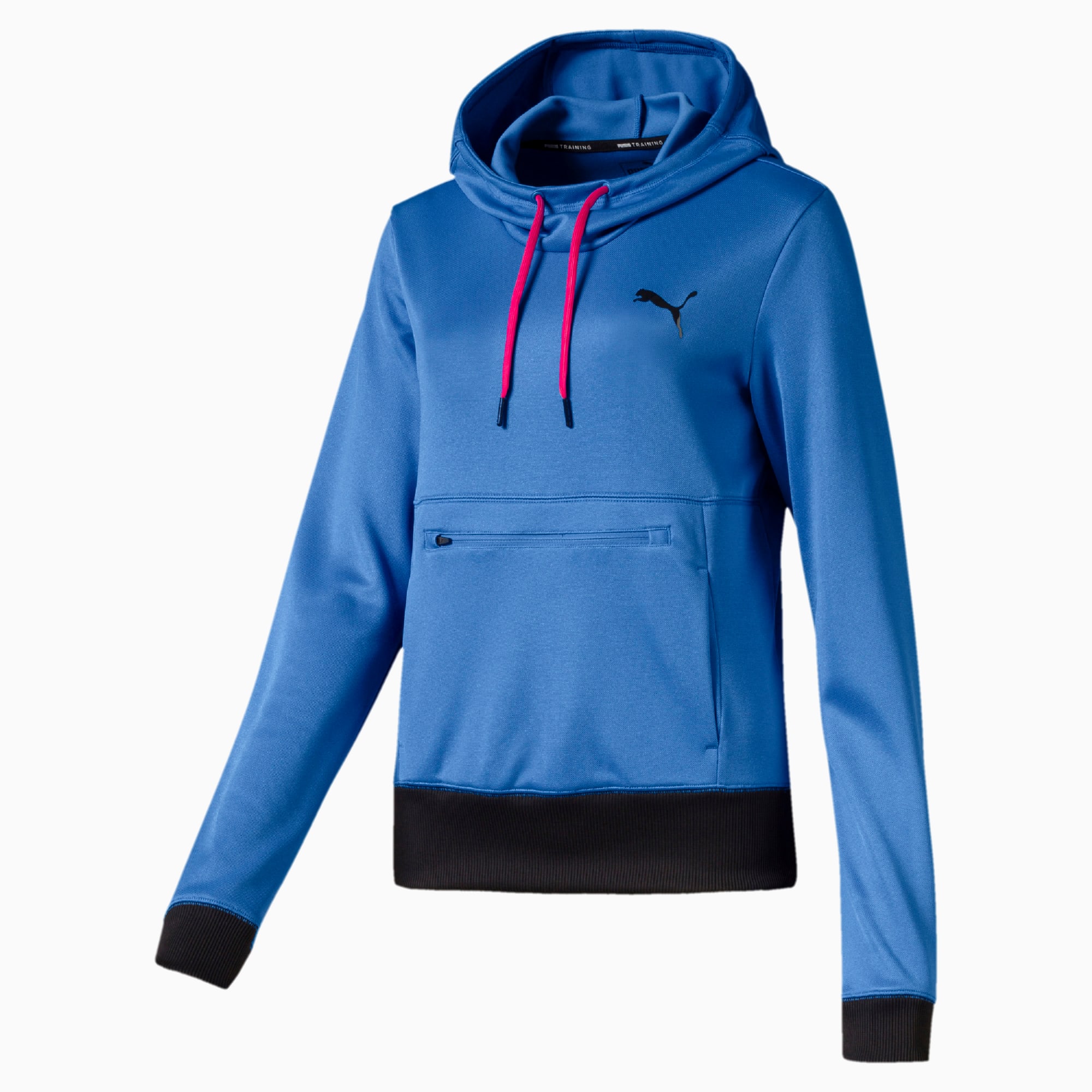 electric blue hoodie