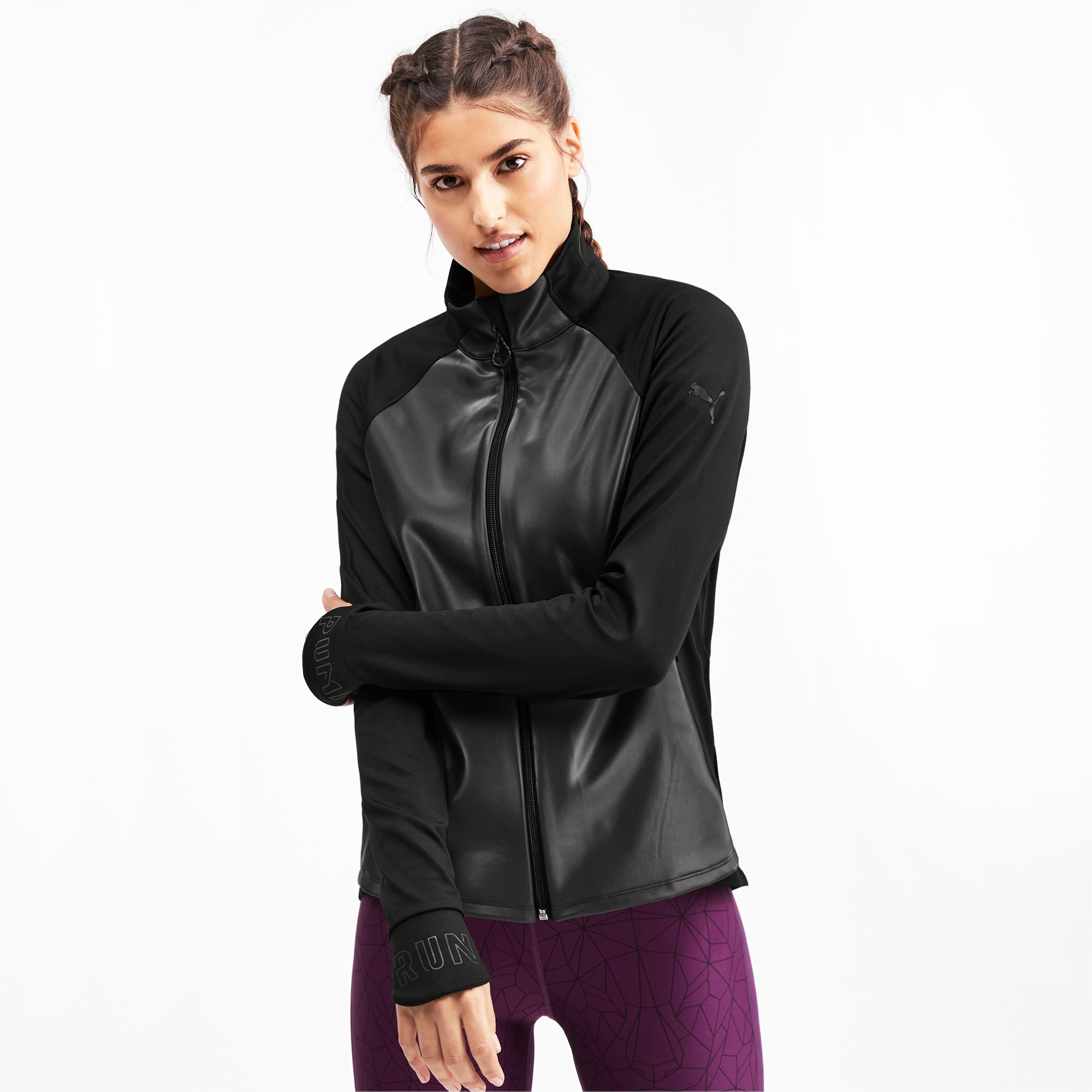 puma running jacket women's