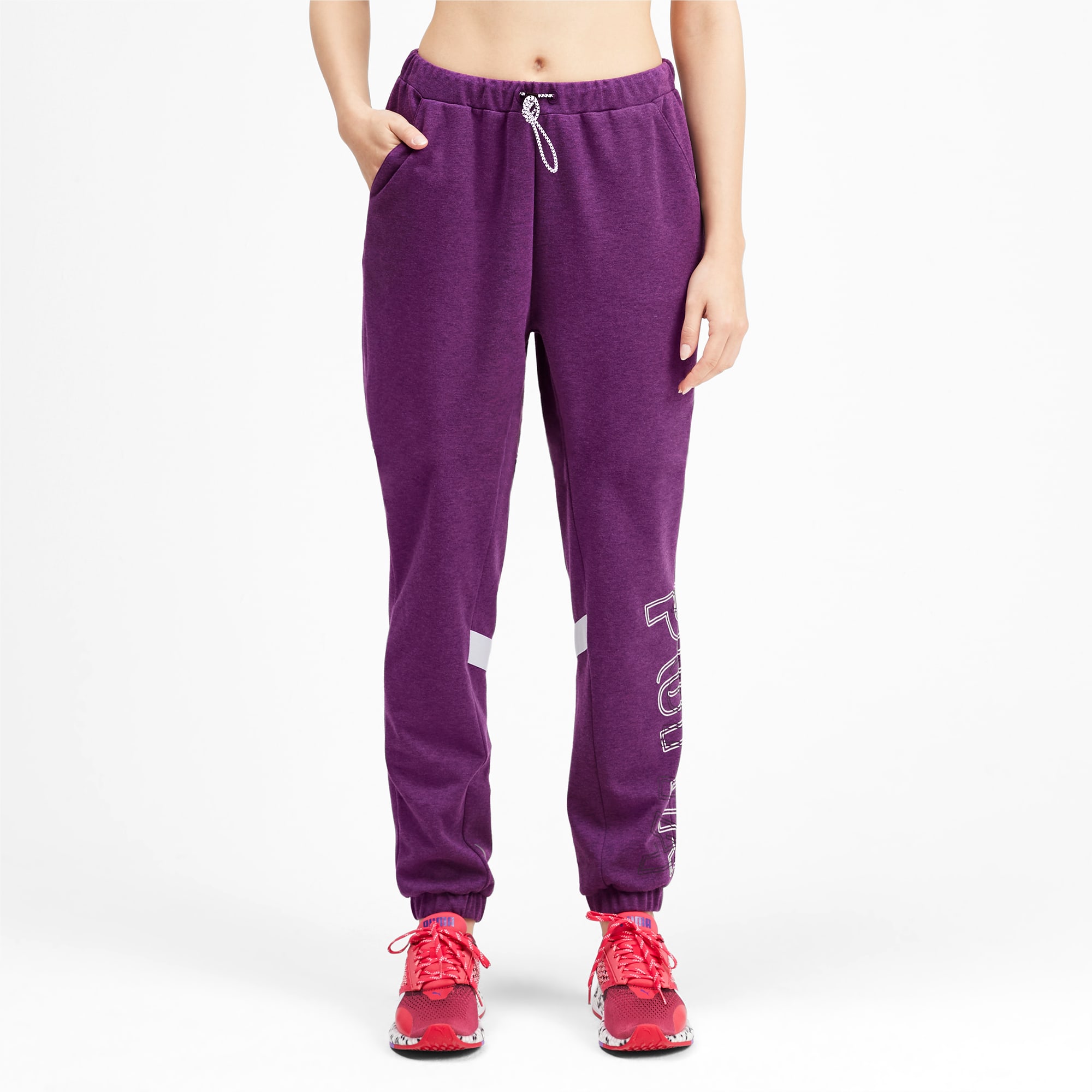 purple sweat pants