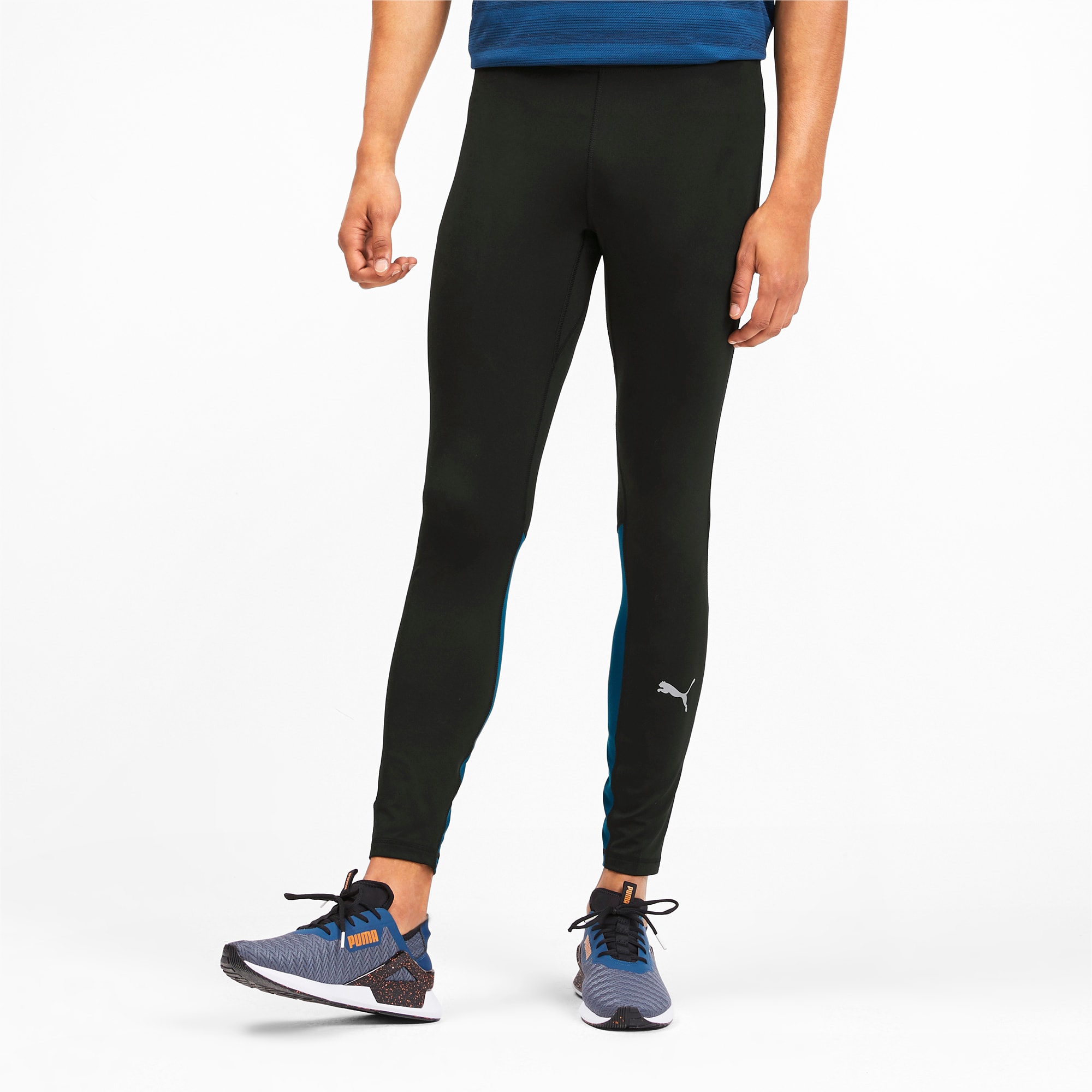 Puma EVOKNIT LEGGINGS - Leggings - peacoat/dark blue 