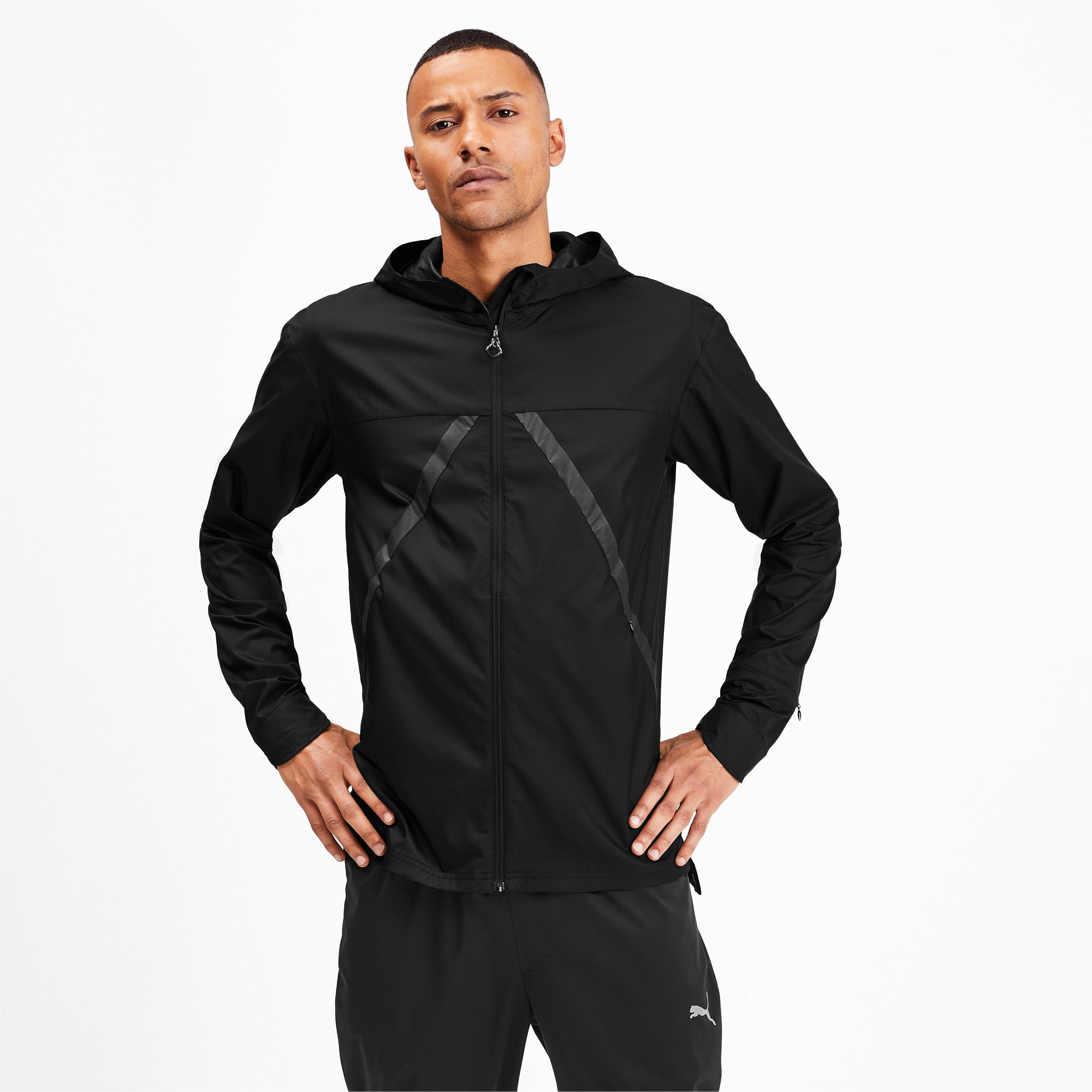 puma men's running jacket