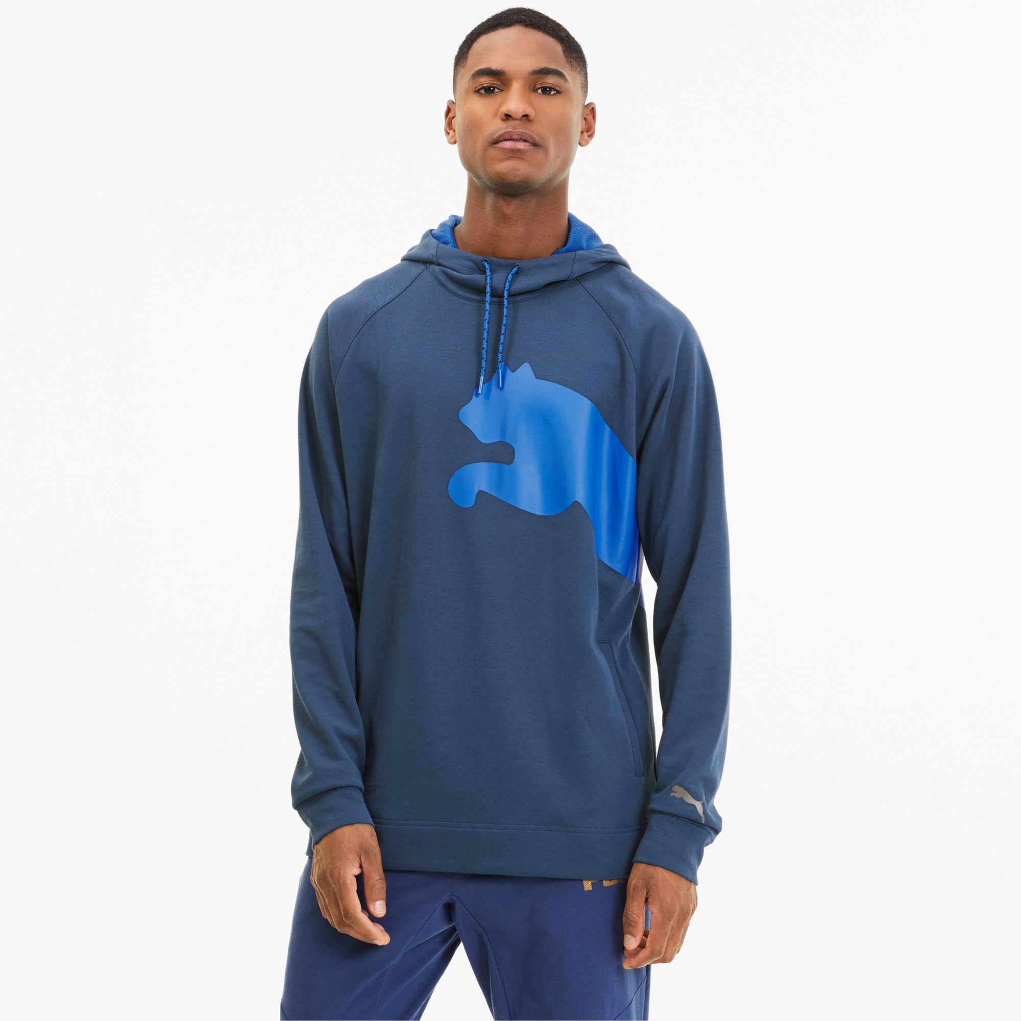 puma blue hoodie