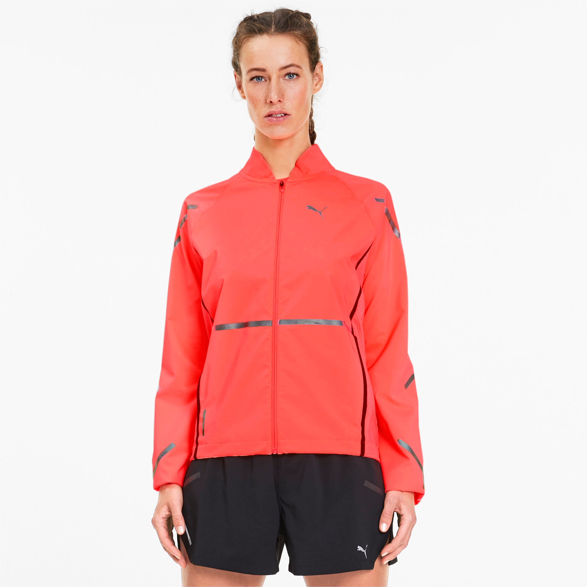 puma reflective running jacket