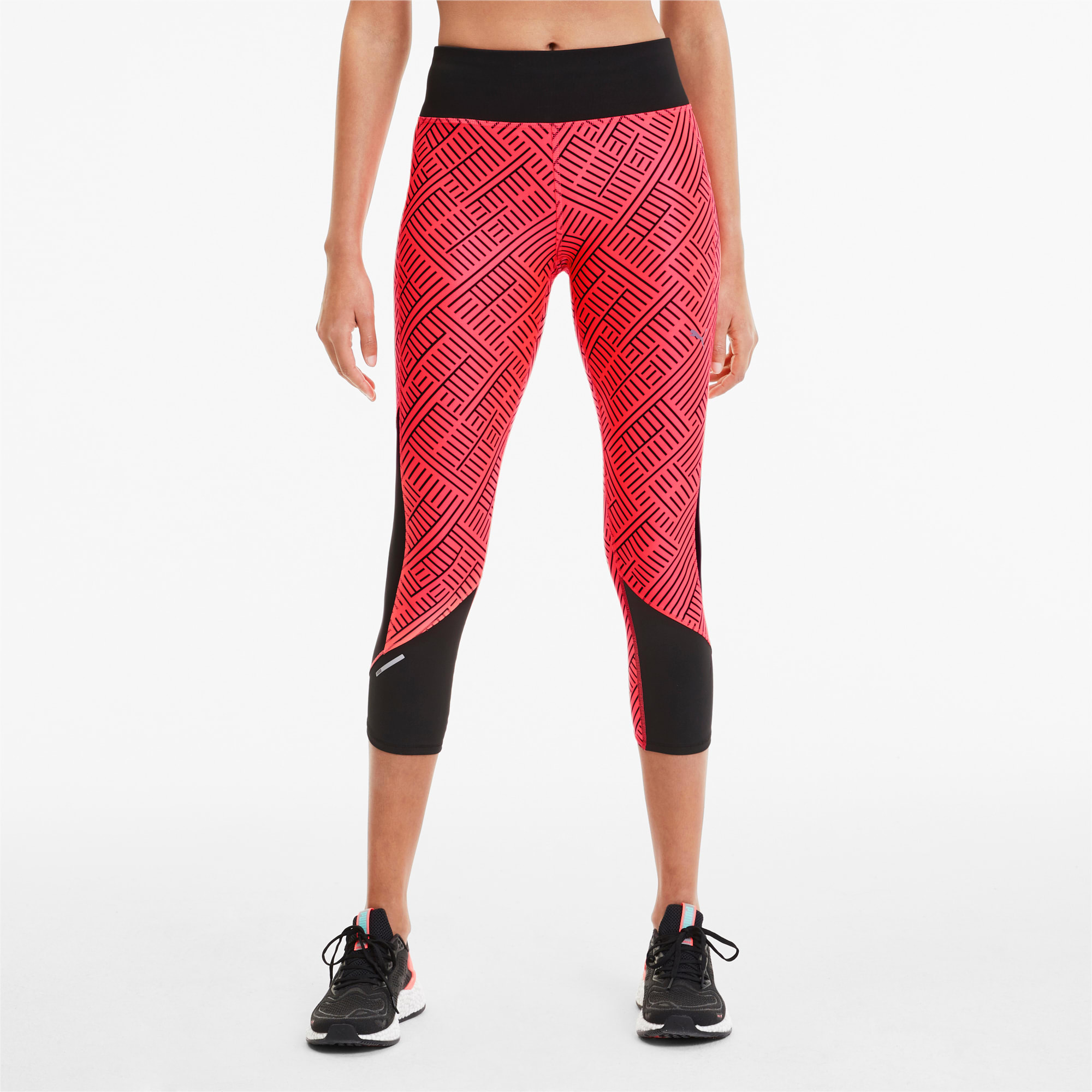 puma leggings in all over eco print