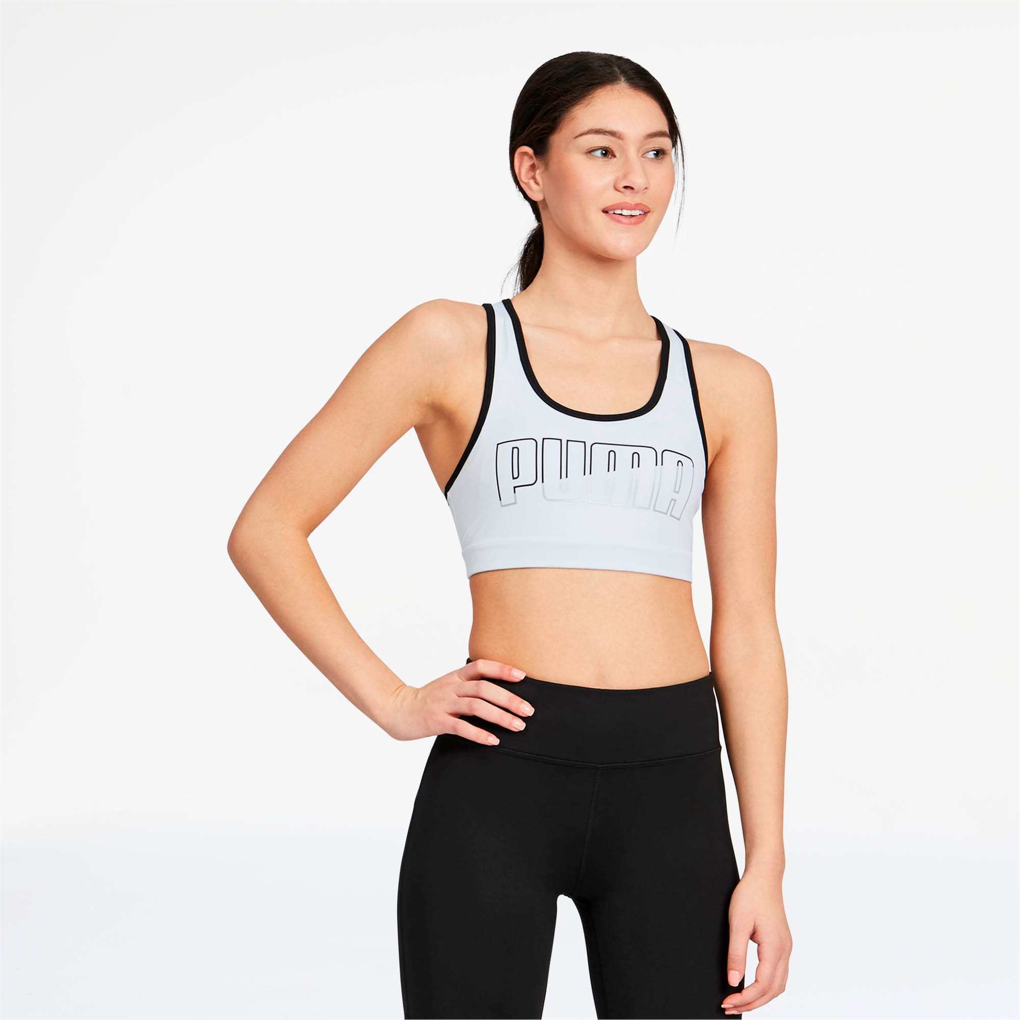 puma mid impact bra