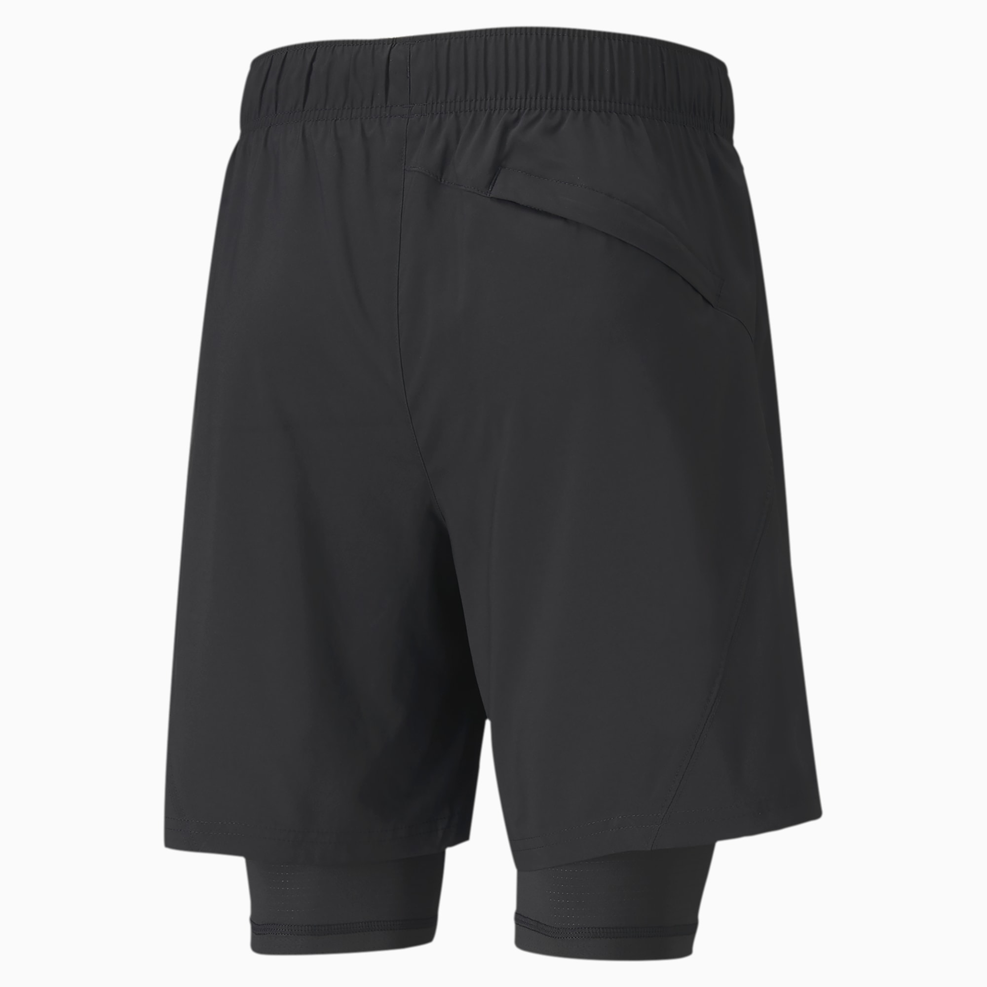 Buy Puma Run Graphc 2n1 5 M Mens Black Shorts online