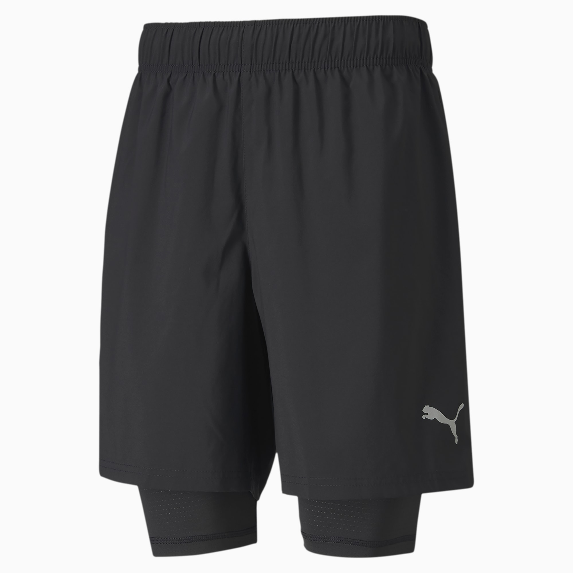 Run 2-in-1 5 Running Shorts Men, PUMA Black, PUMA Running Apparel