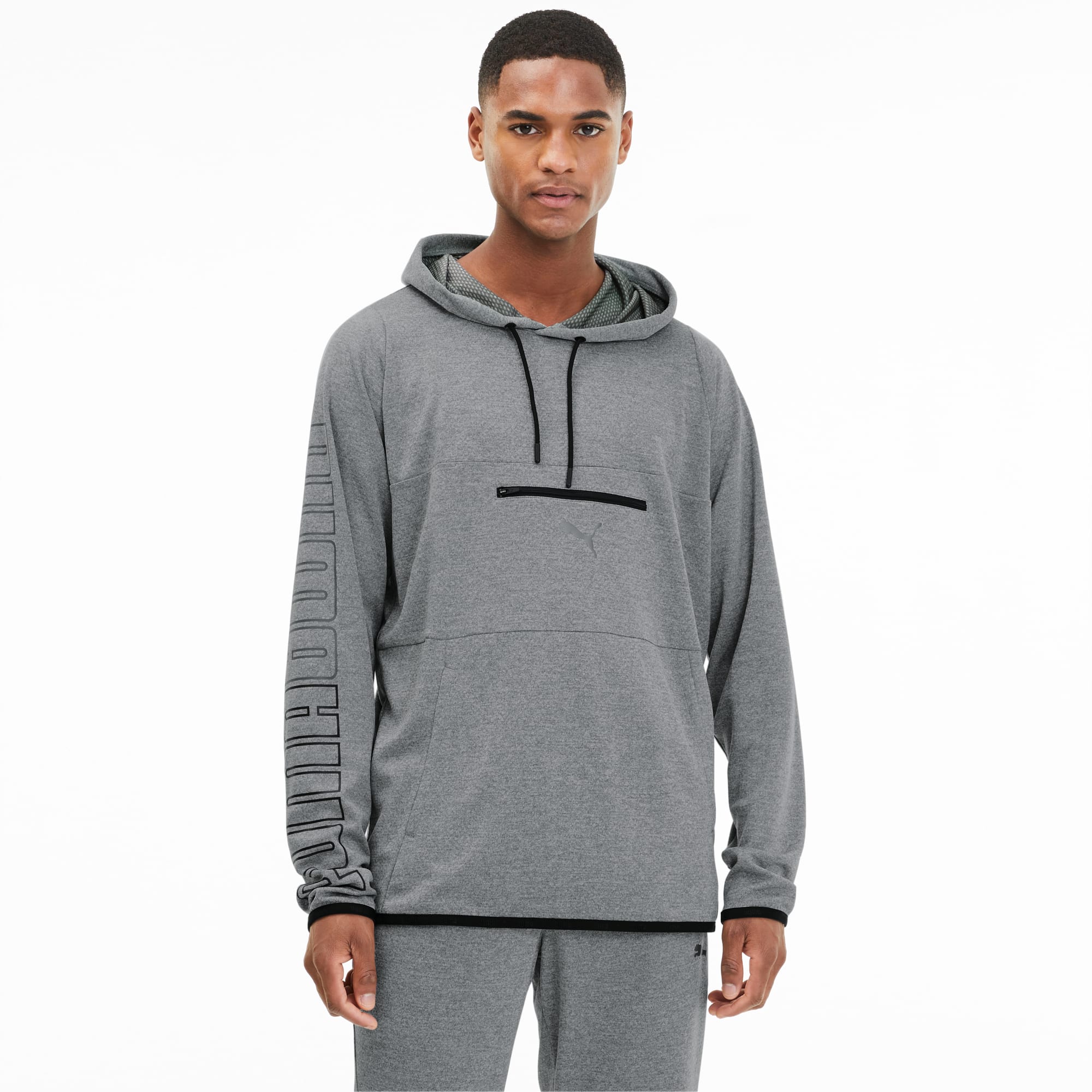 puma golf men's heathered hoodie