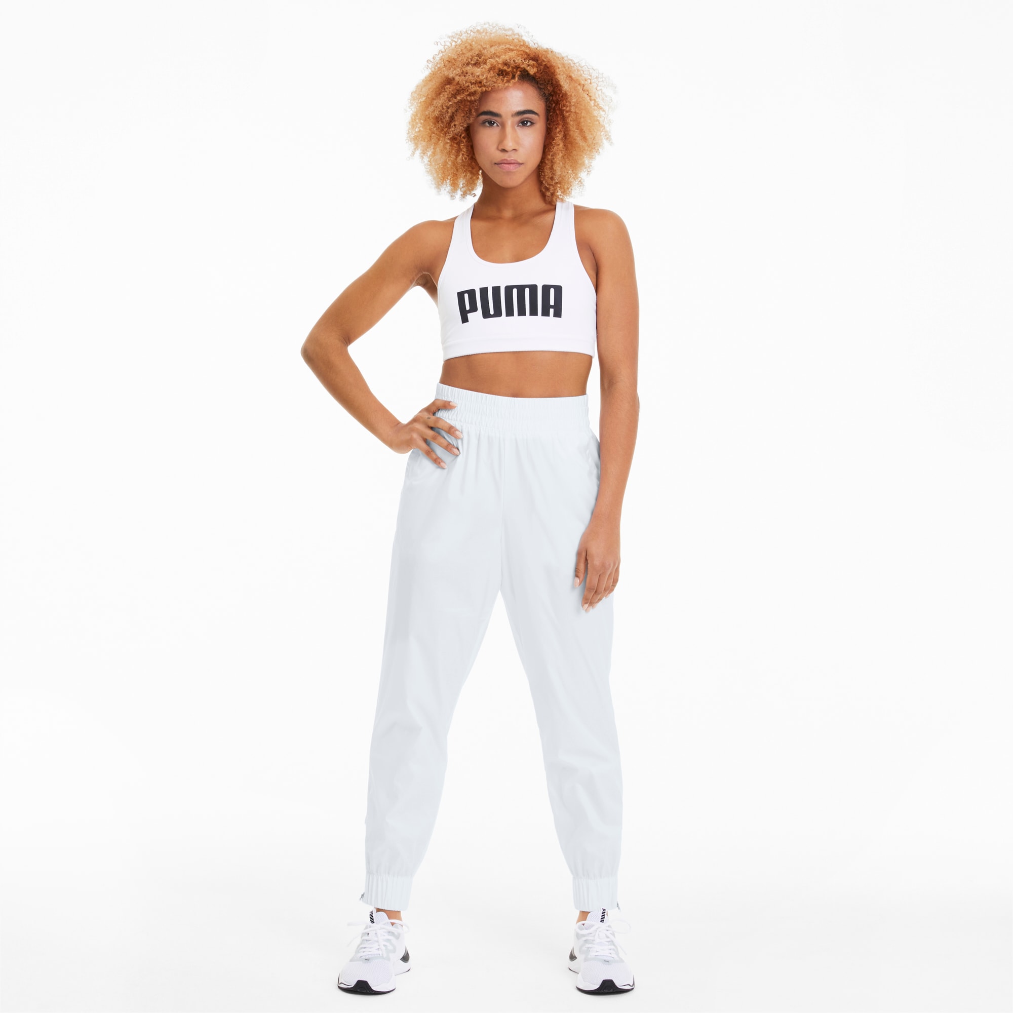 Sportswear Women Woven Pants (White)