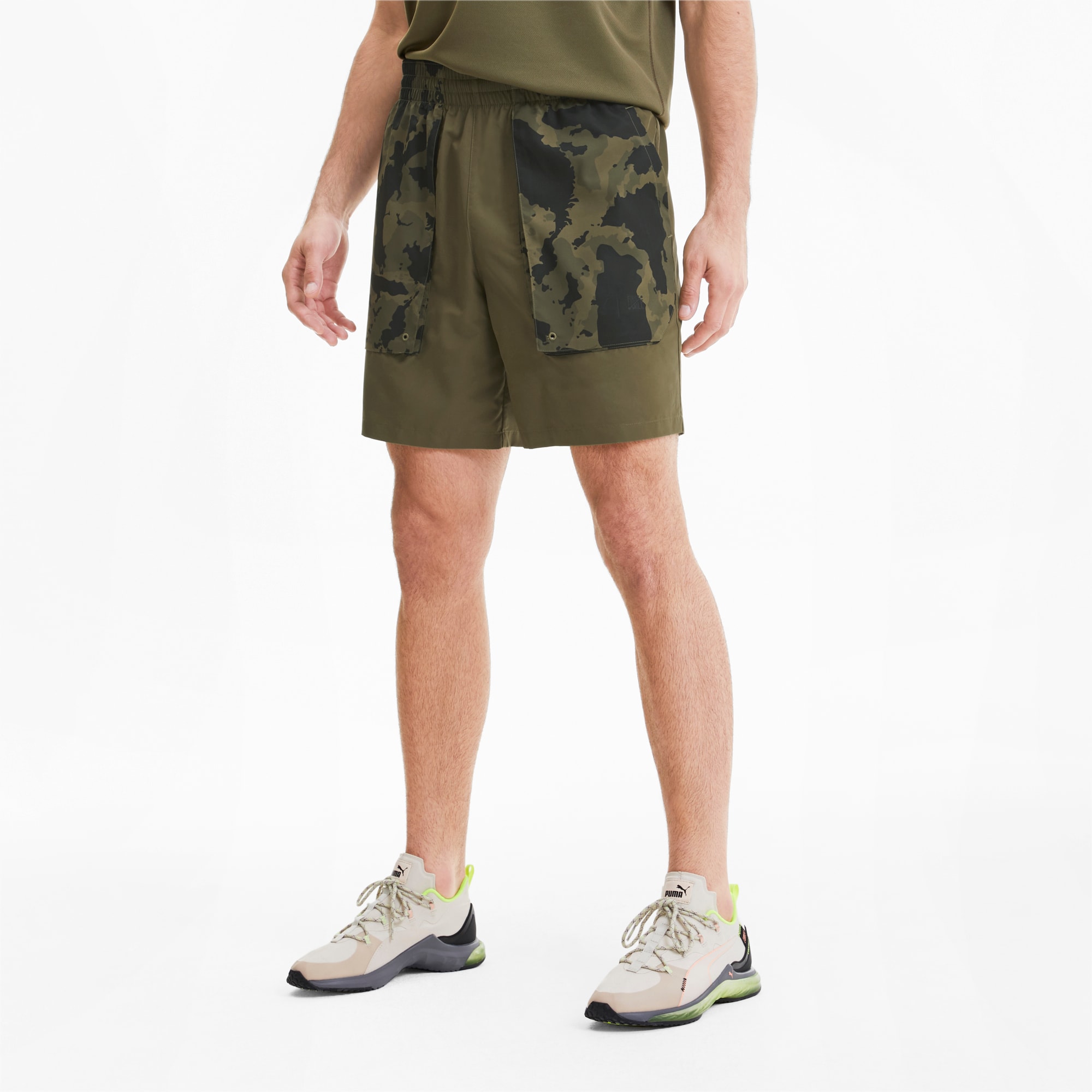 puma khaki shorts