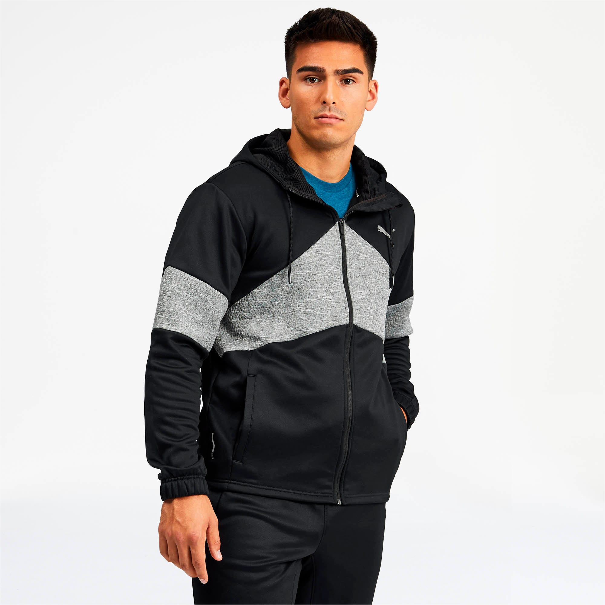 men popular hooded jacket