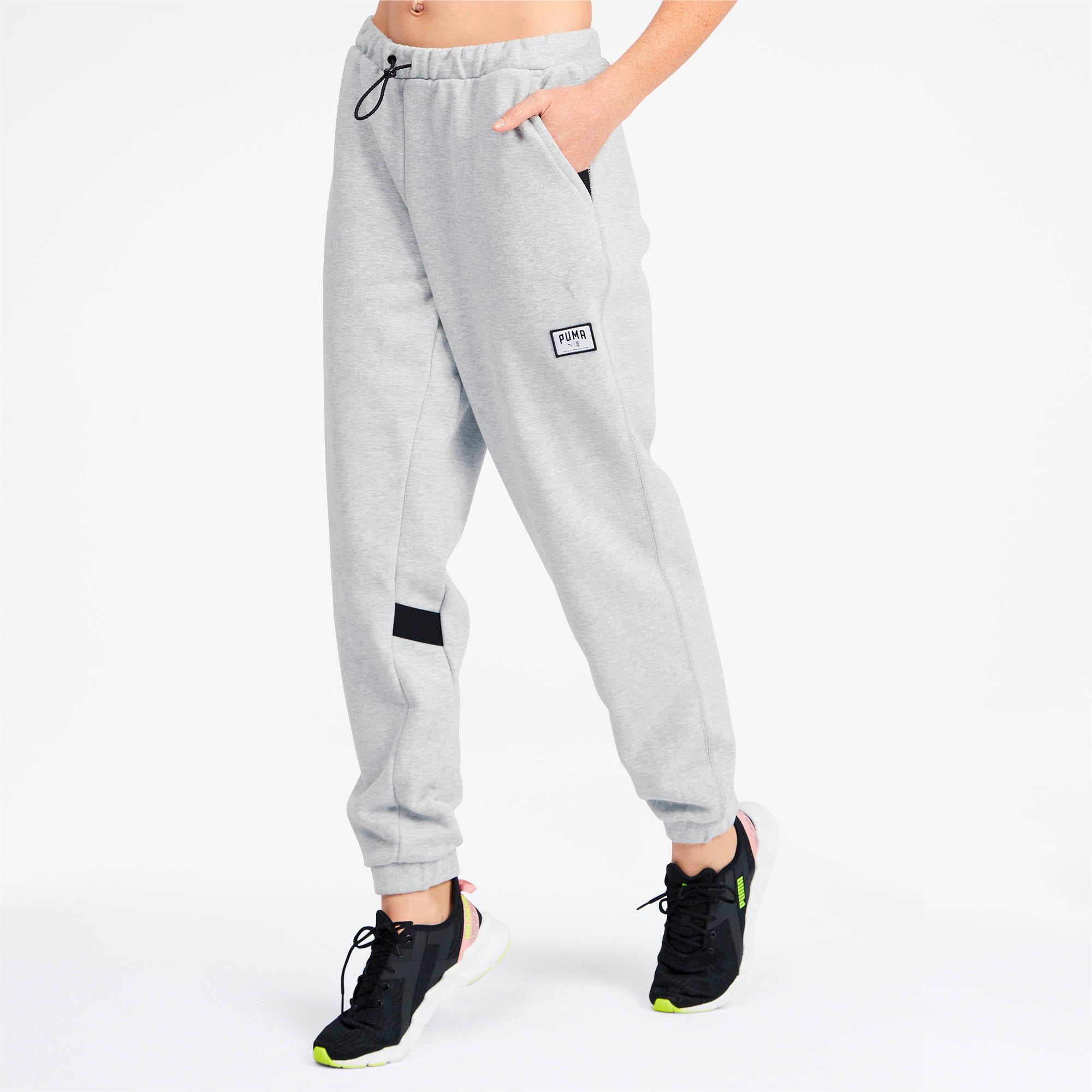 puma cuffed joggers