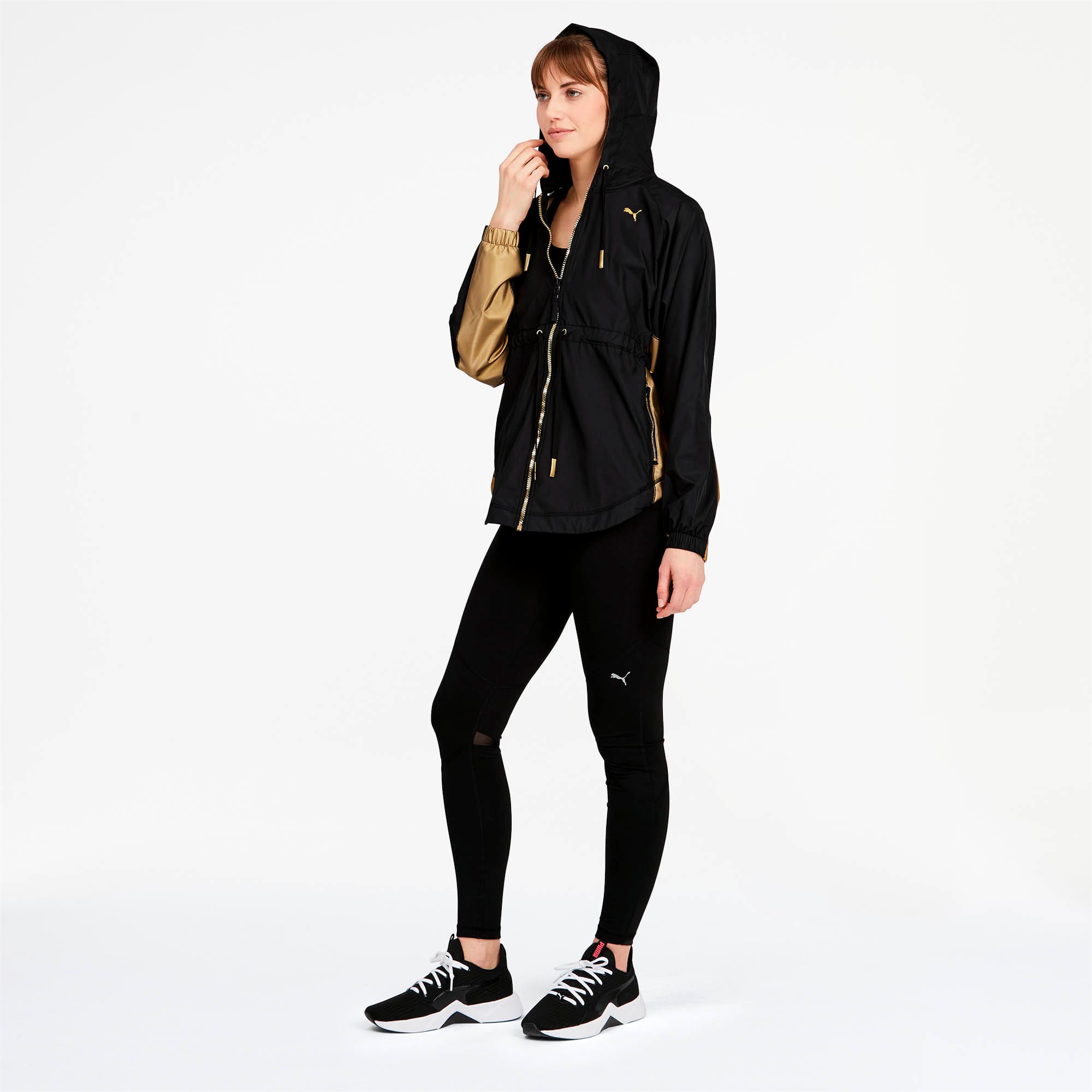 Metal splash hooded women's training anora hot sale