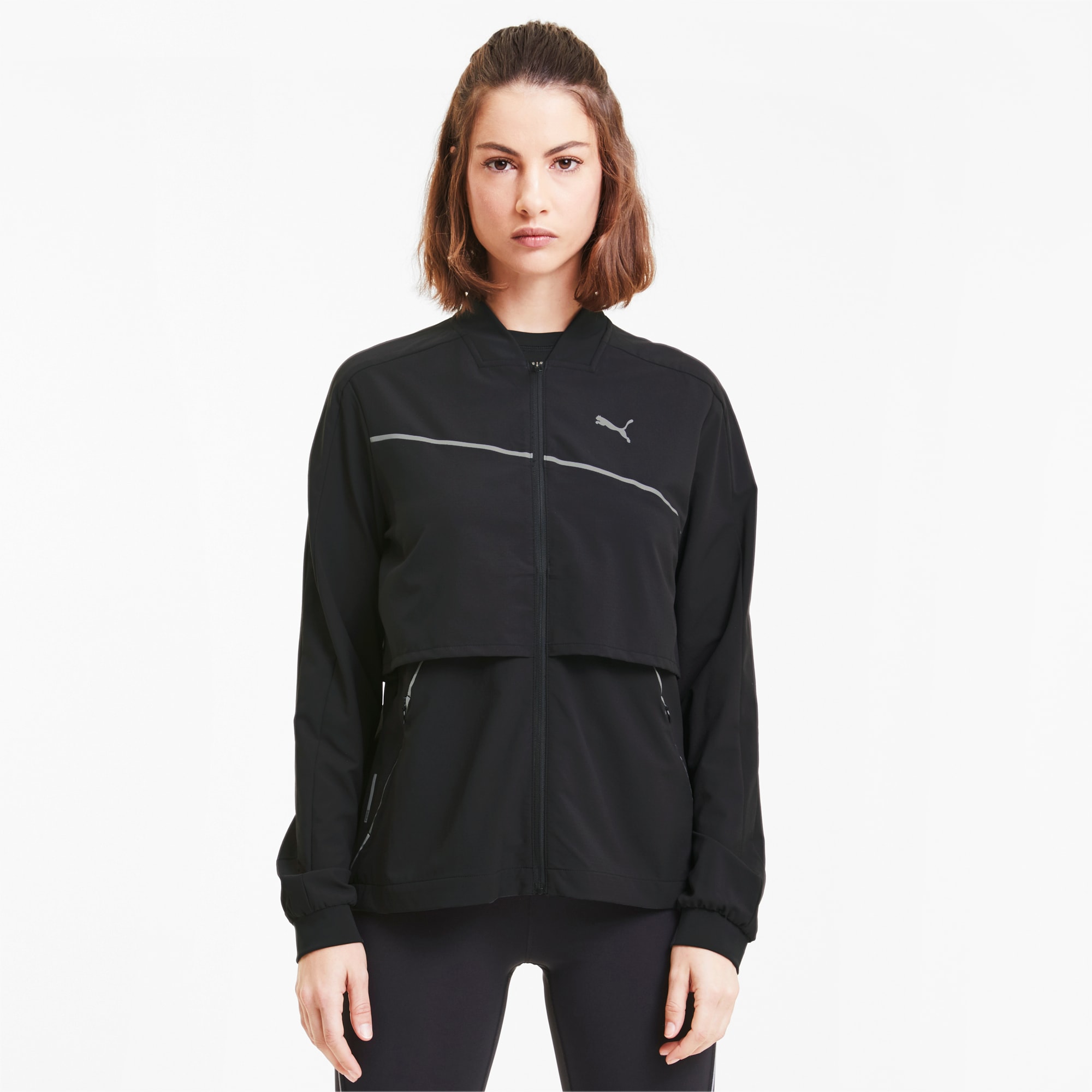 puma running jacket women's