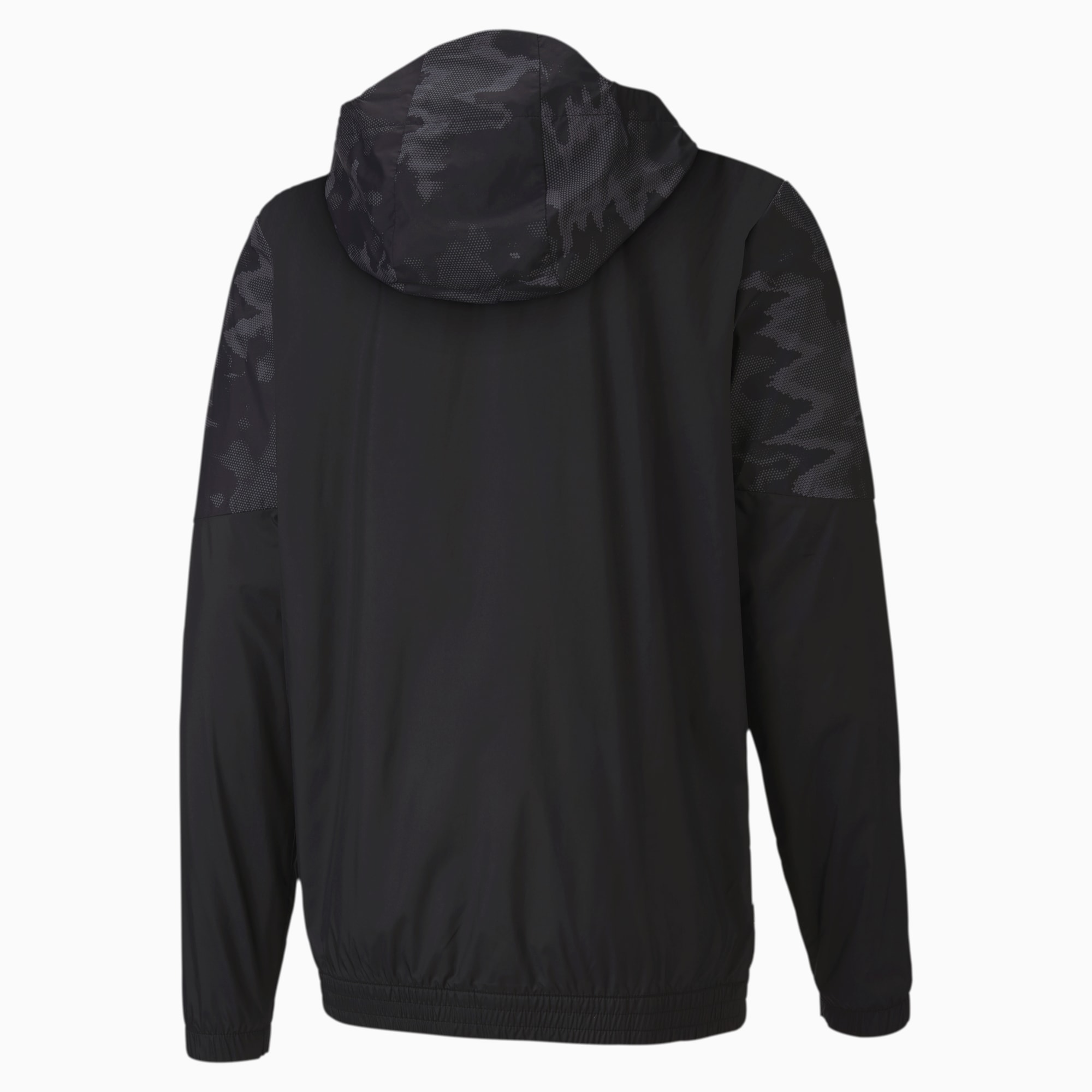 Graphic Hooded Men s Running Jacket PUMA Running Apparel