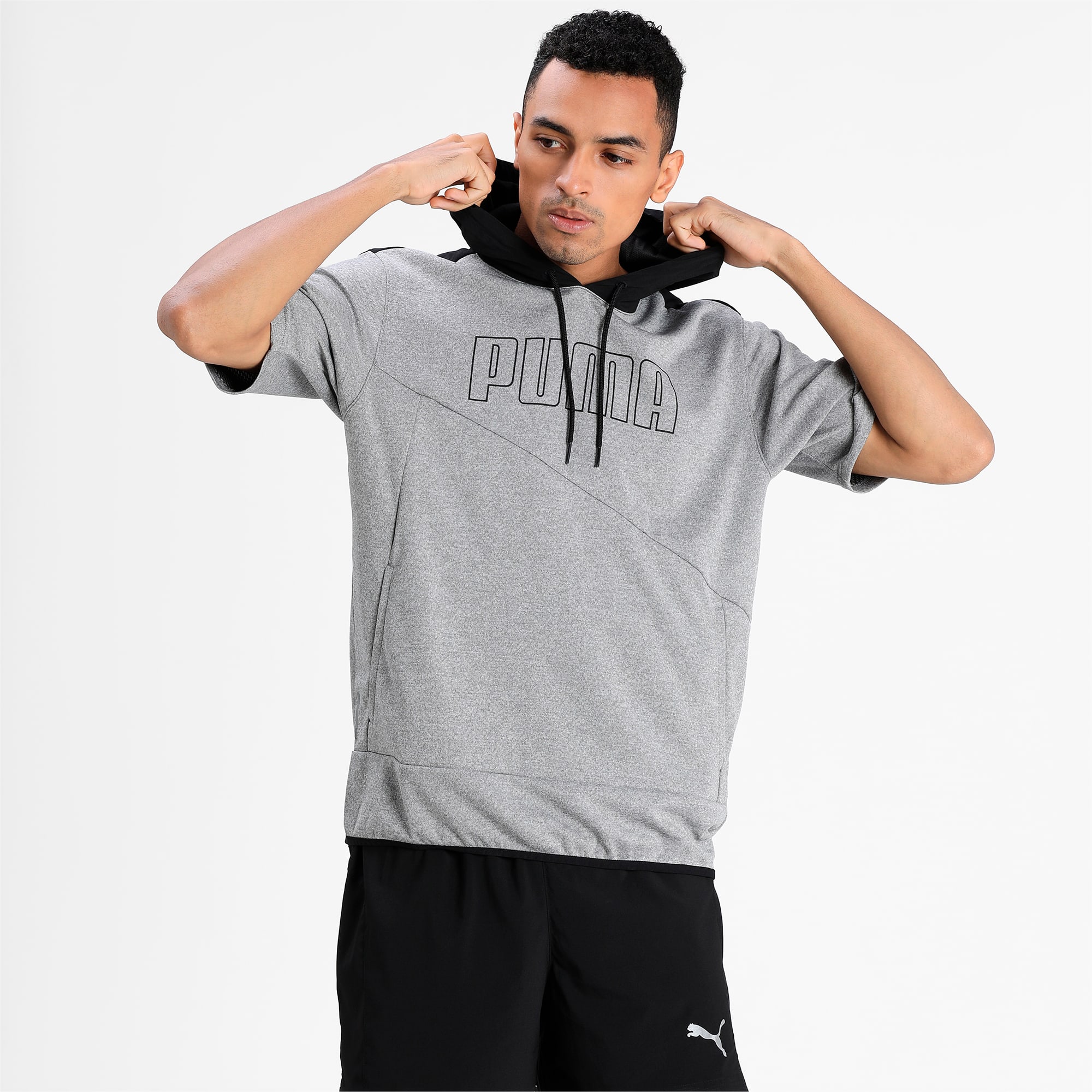 training hoodie short sleeve