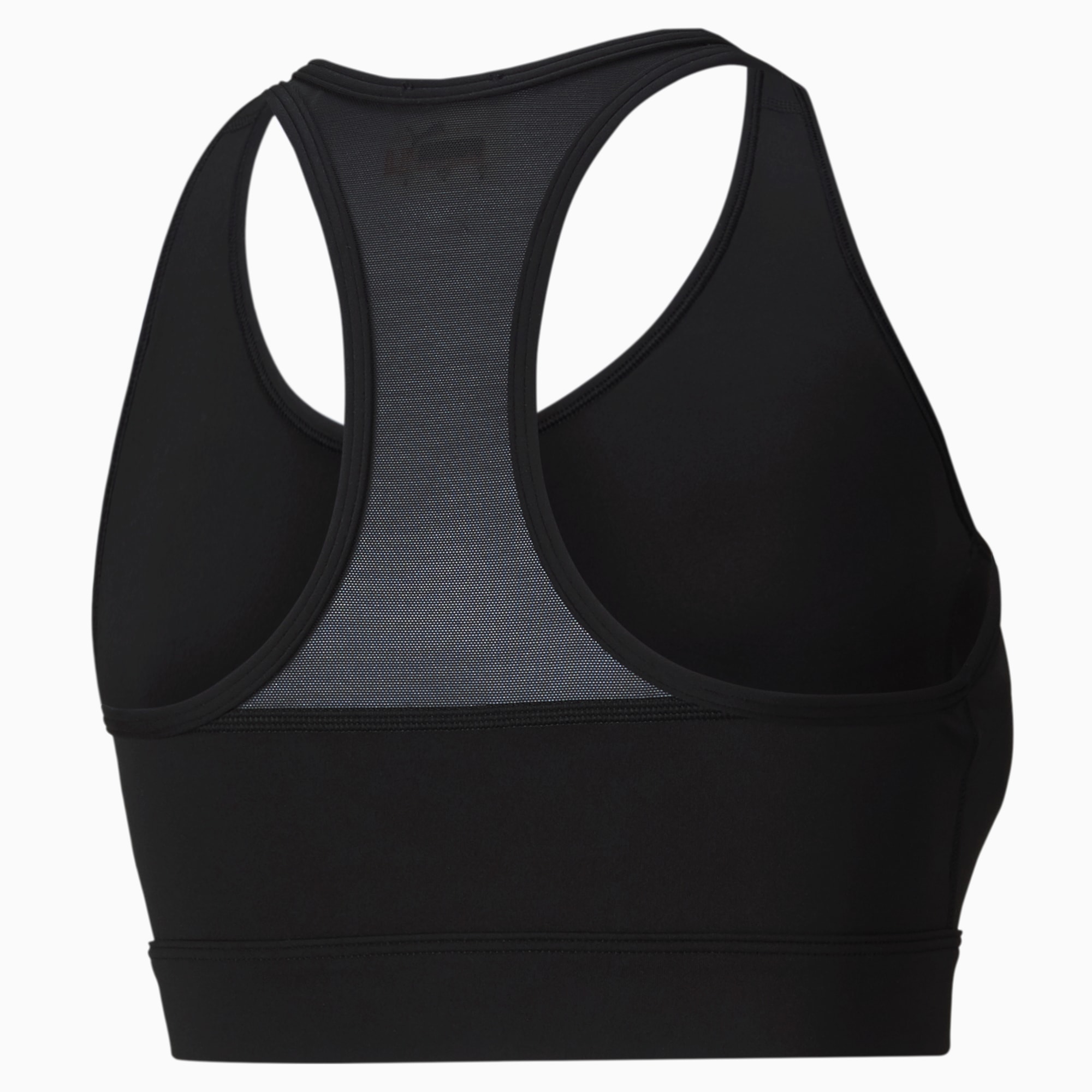 Puma Black Solid Non-Wired Lightly Padded Thermo-R+ High Impact Sports Bra  51891001