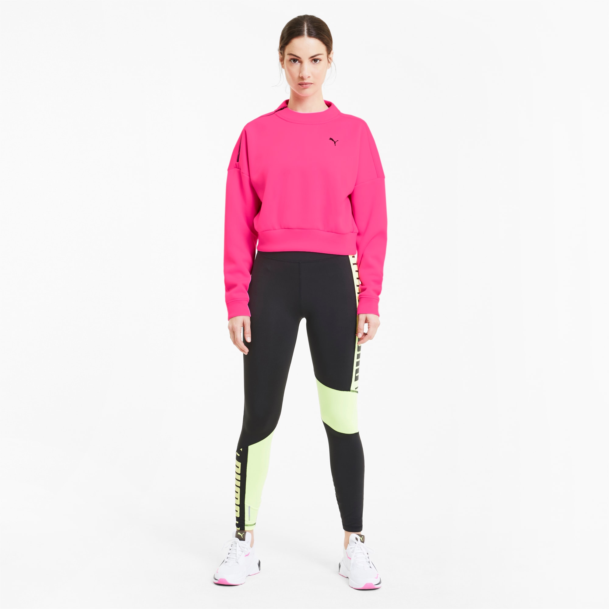 Puma train zip crew sweatshirt clearance