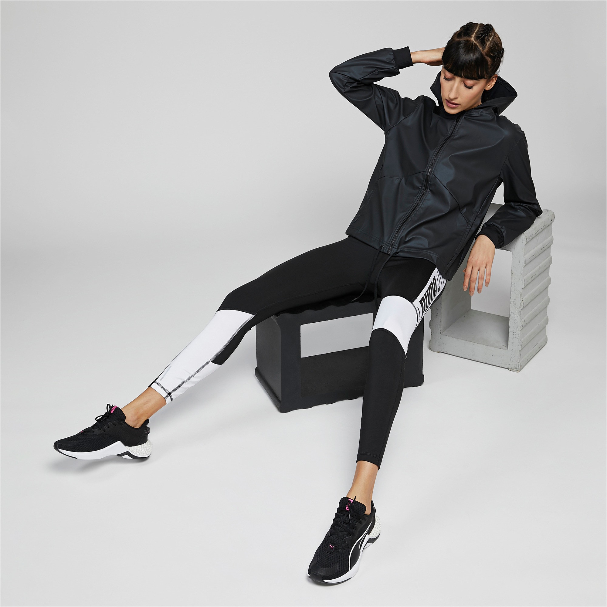 Warm-Up Shimmer Hooded rainCELL Women's