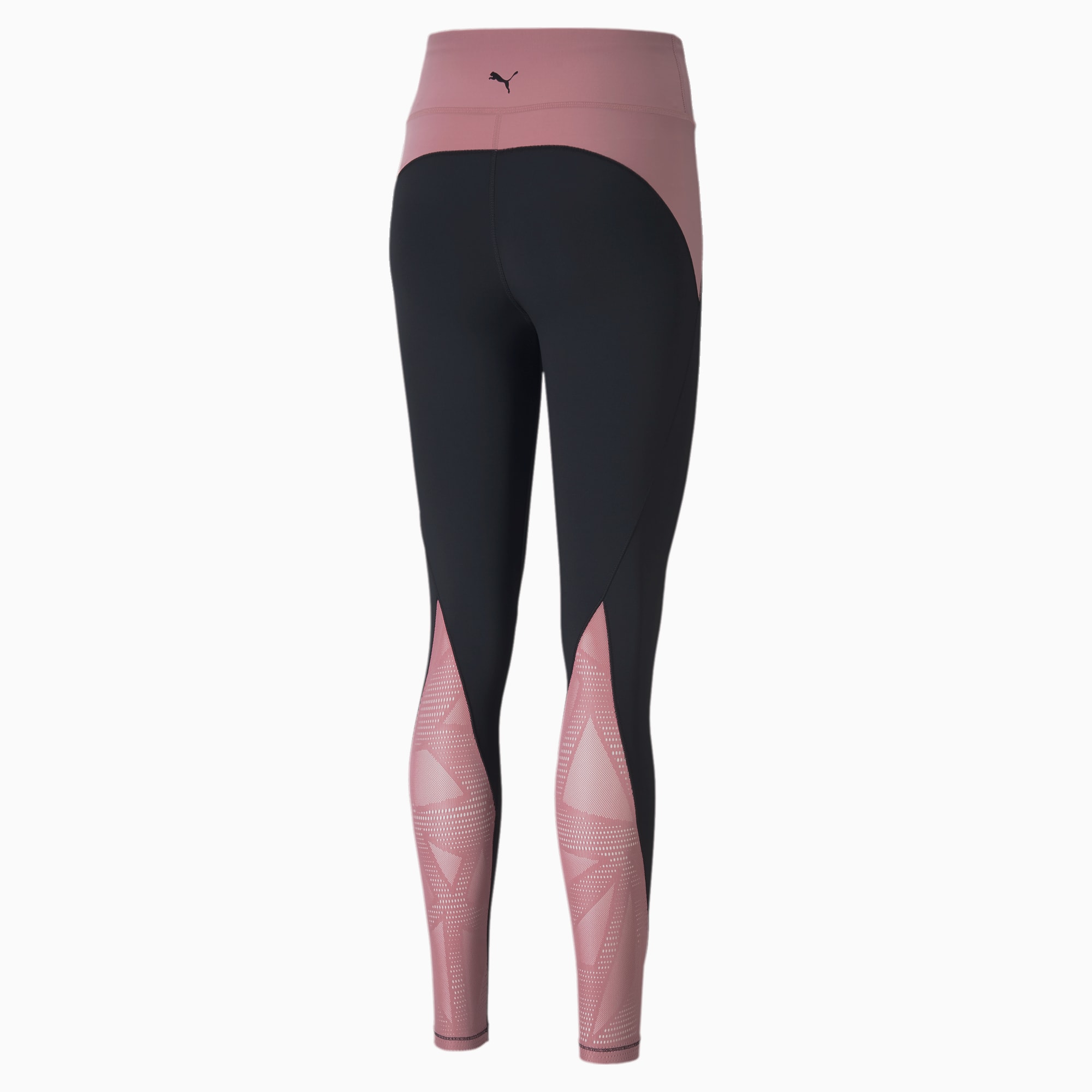 PUMA Women's Leggings Sz XL Puma SE PUMA WAY 1 Activewear Pants Hot Pink /  Black