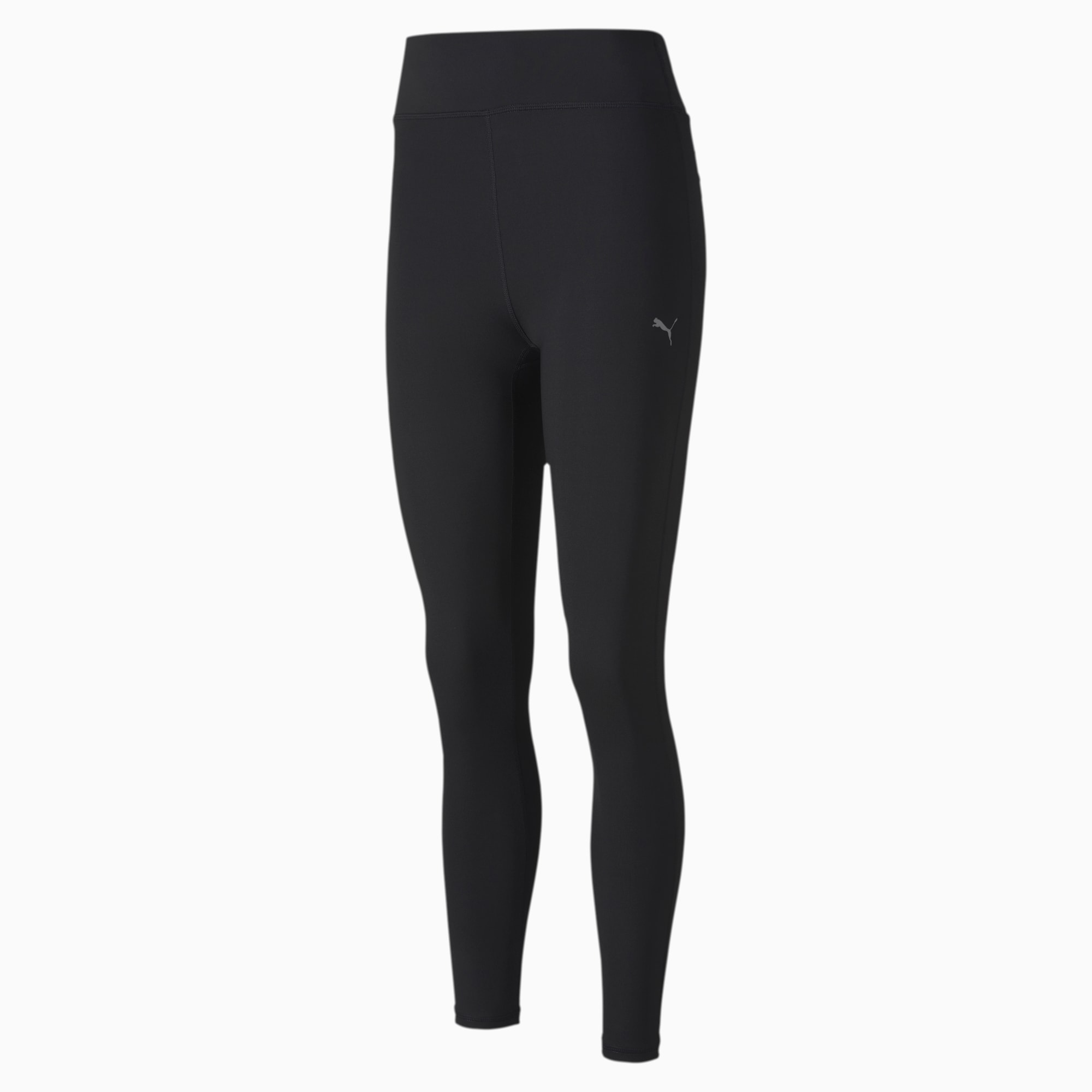 Favourite Solid High Rise 7/8 Women's Training Leggings, Puma Black, large-SEA