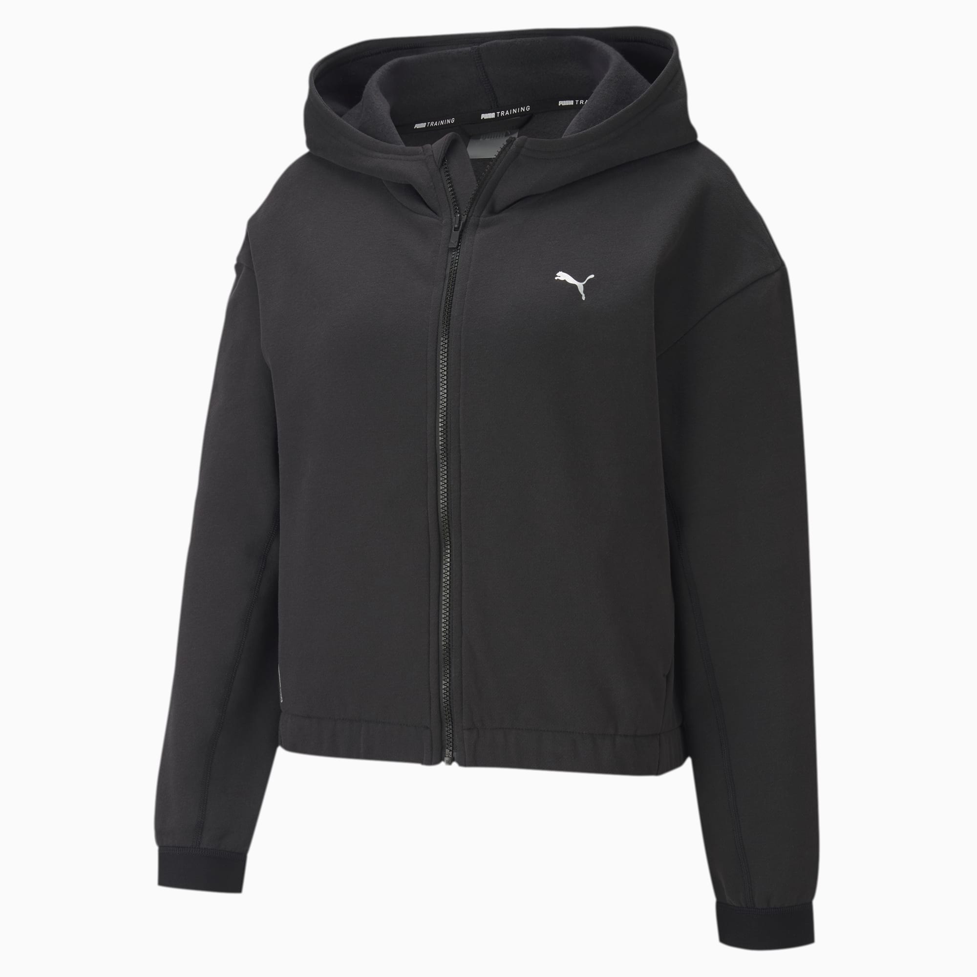 all black puma hoodie