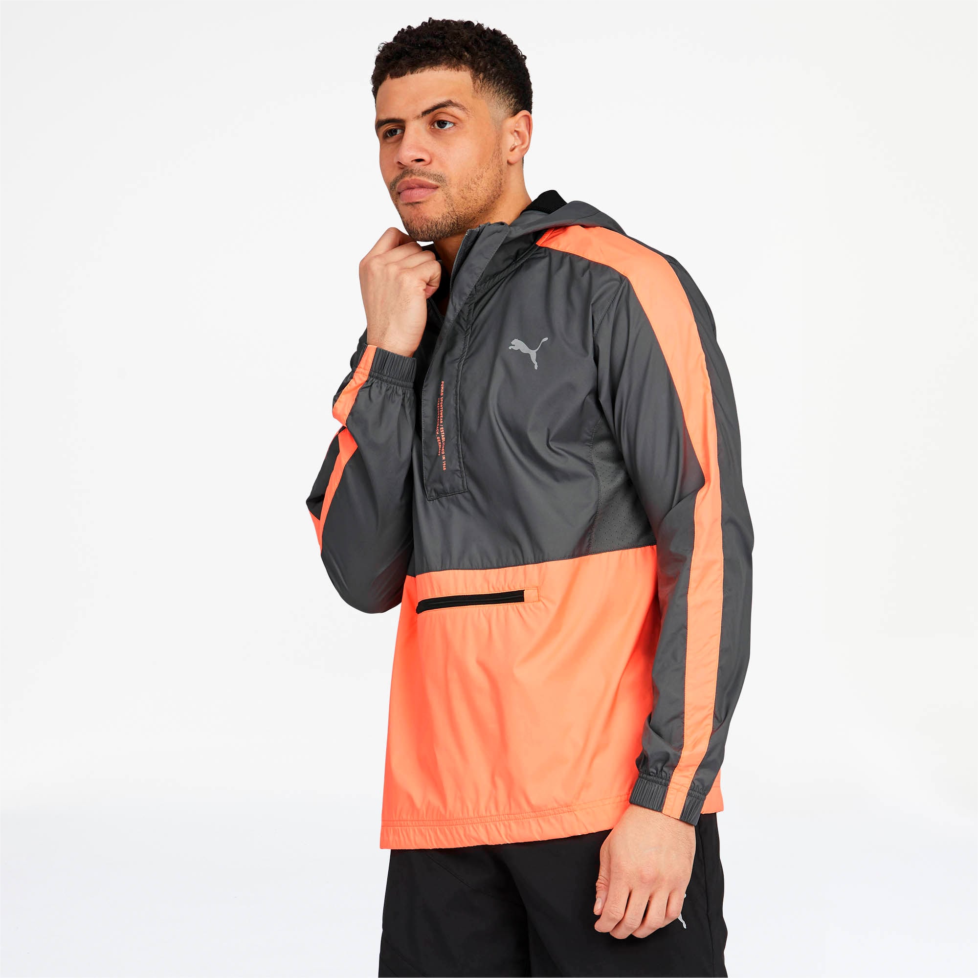 orange puma jacket