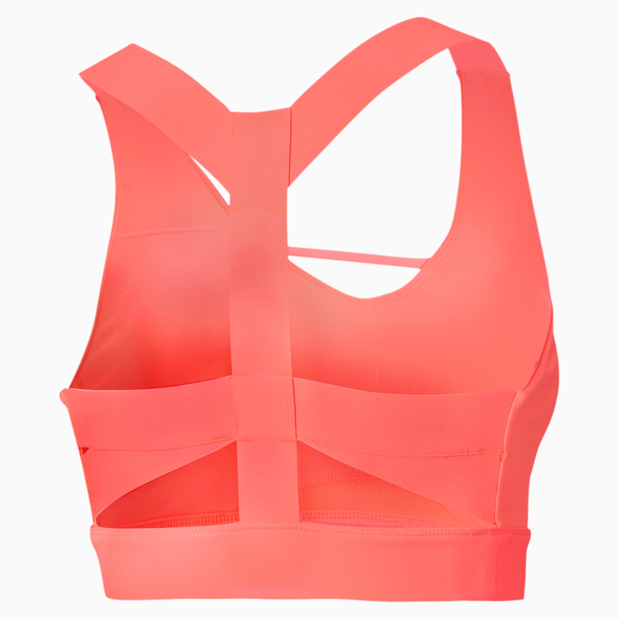 Puma Training mid support pearl bra in pink