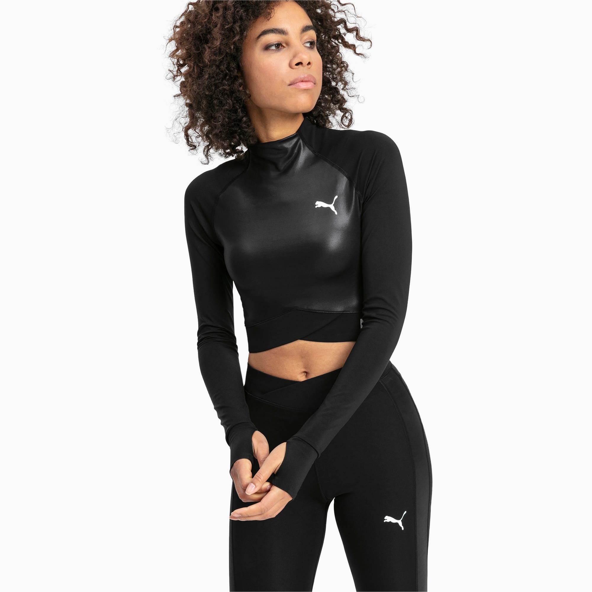 Puma crop top long sleeve