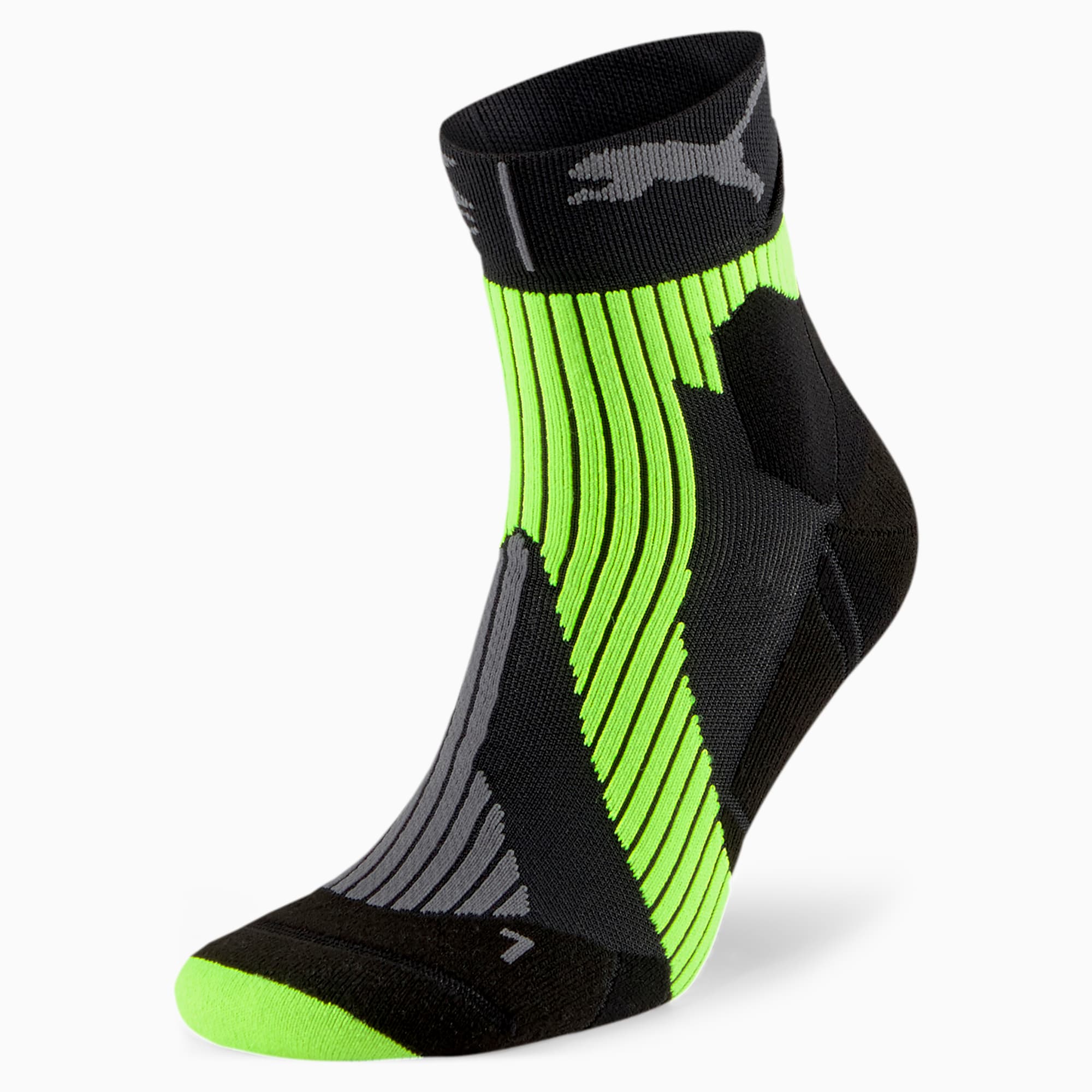 green puma socks