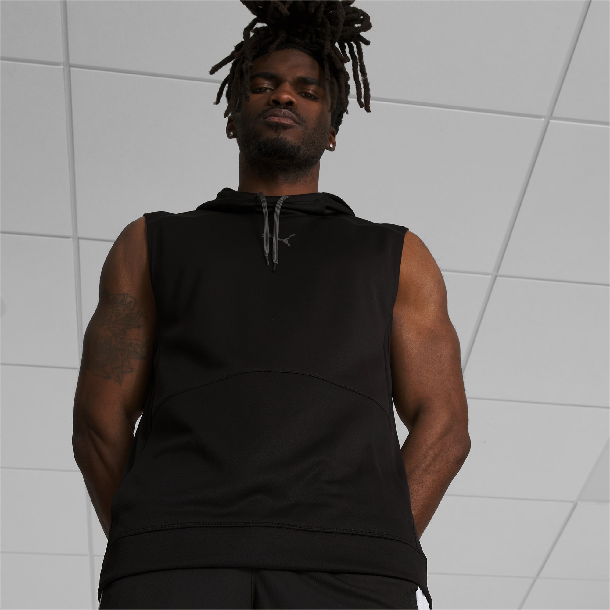 Stringer Sleeveless Hoodie – SKFT