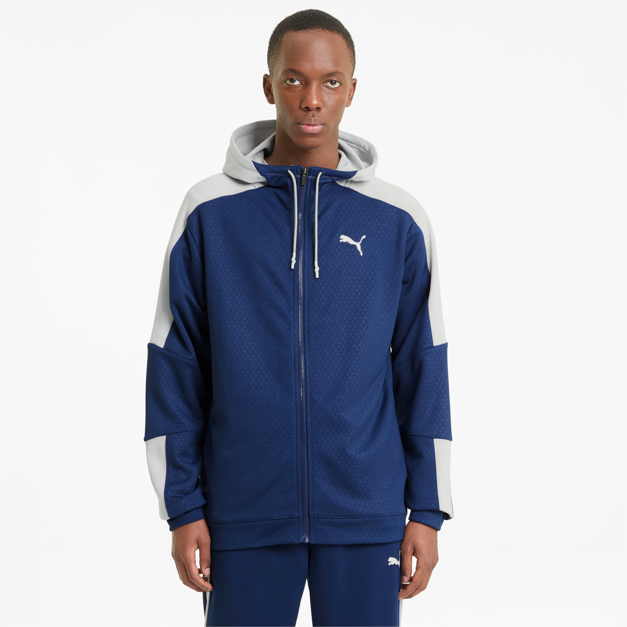 Puma men's full top zip tricot jacket