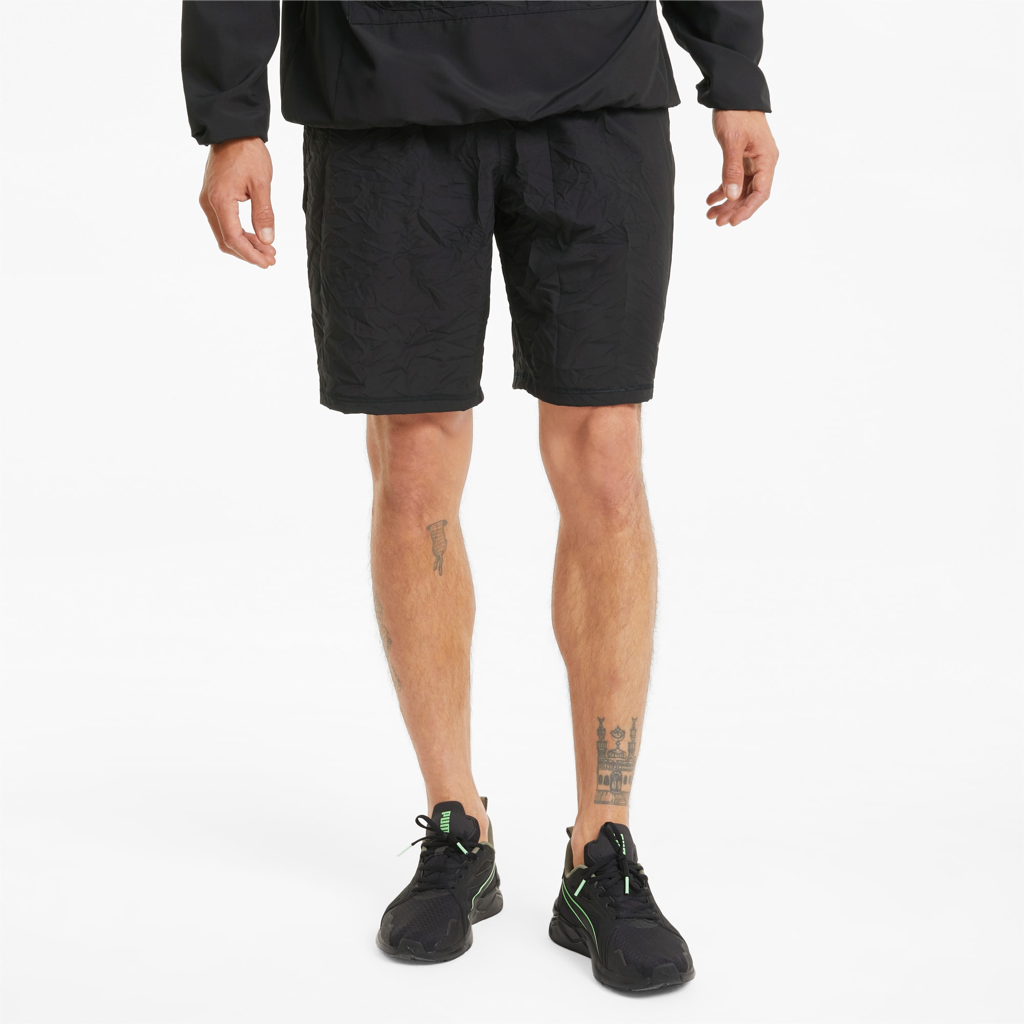 Puma shorts black on sale