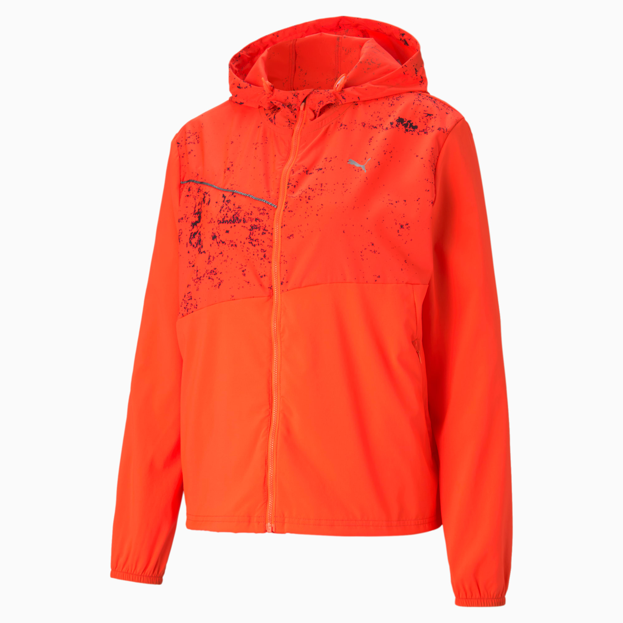 womens hooded running jacket